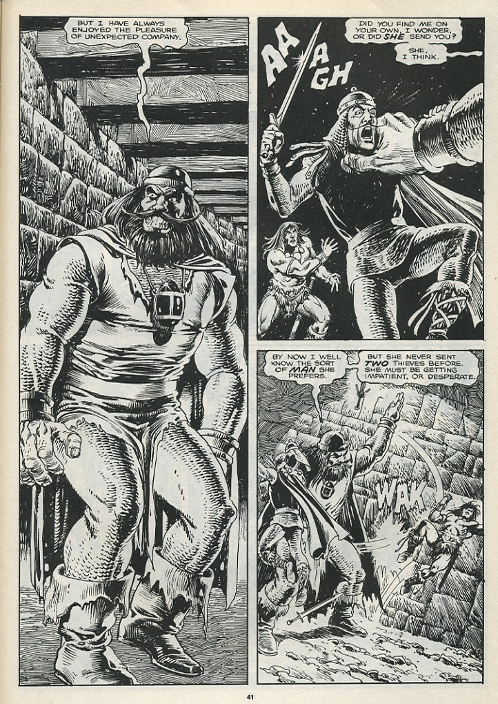 Read online The Savage Sword Of Conan comic -  Issue #174 - 43