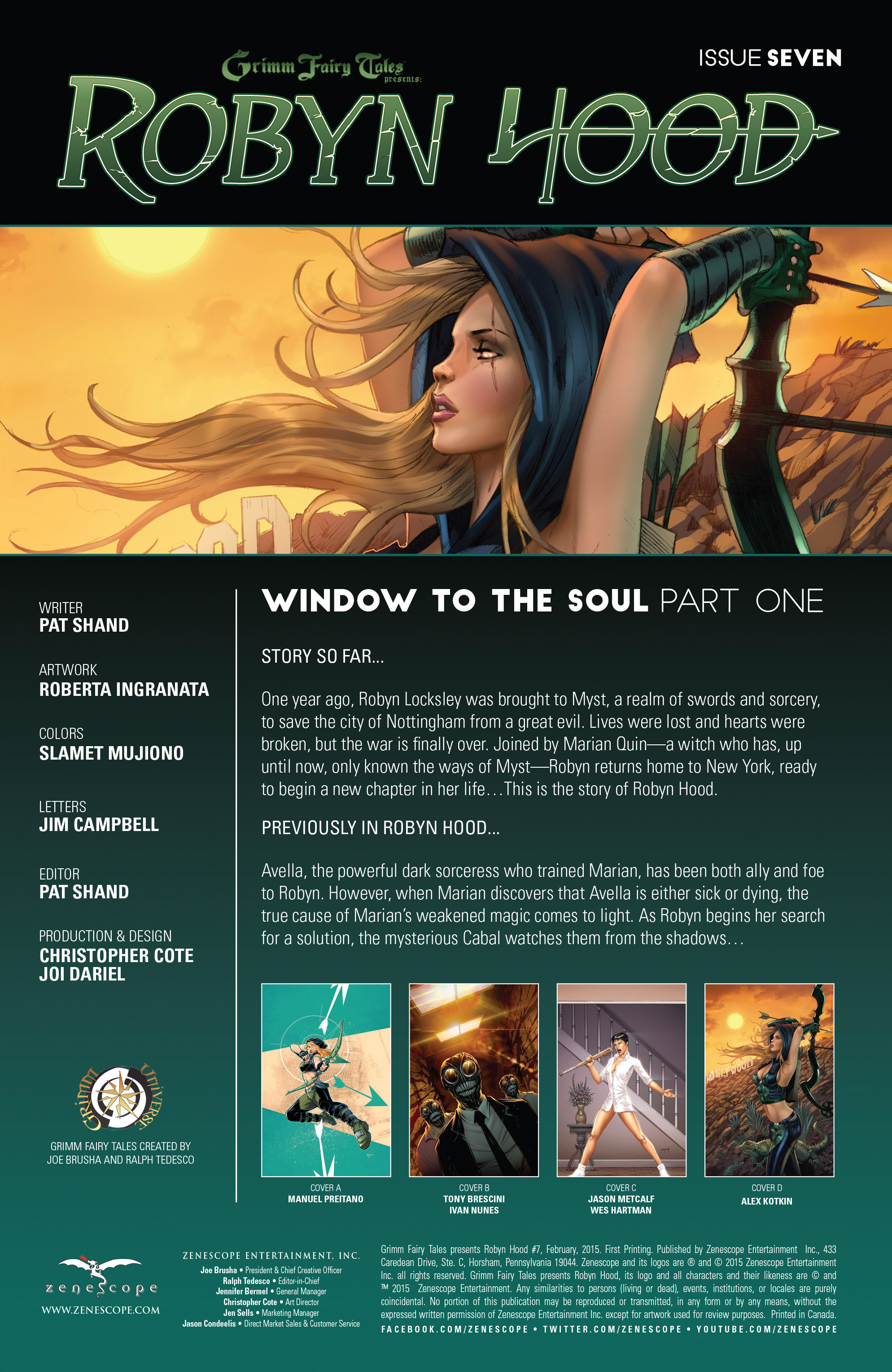 Read online Grimm Fairy Tales presents Robyn Hood (2014) comic -  Issue #7 - 2