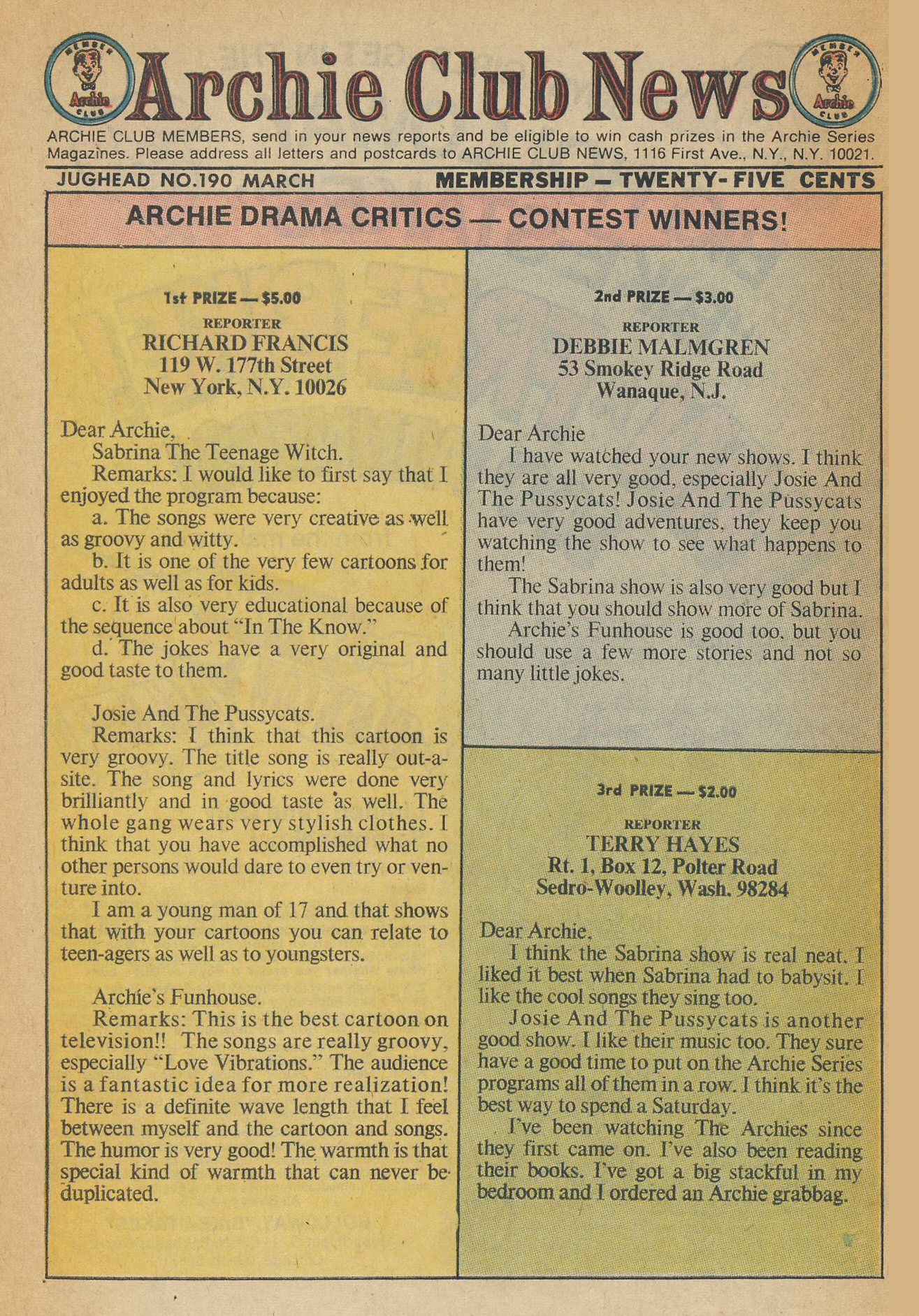 Read online Jughead (1965) comic -  Issue #190 - 10