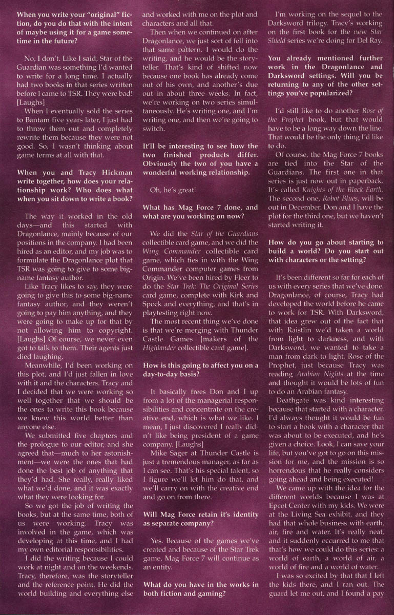 Serra Angel on the World of Magic: The Gathering issue Full - Page 56