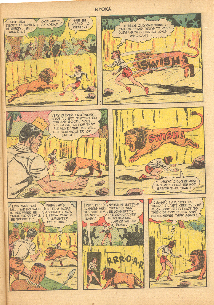 Read online Nyoka the Jungle Girl (1945) comic -  Issue #39 - 39