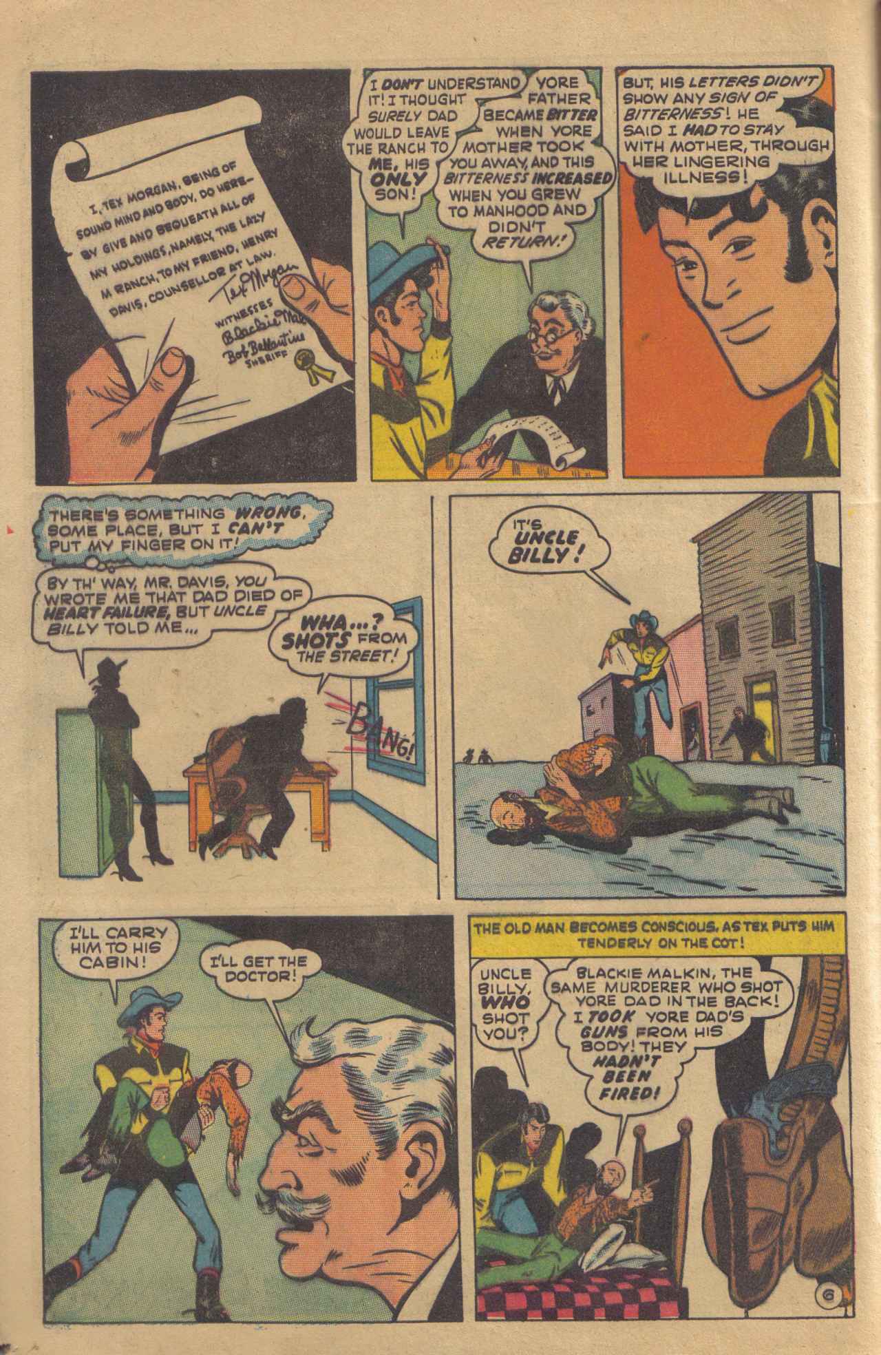 Read online Tex Morgan comic -  Issue #1 - 8