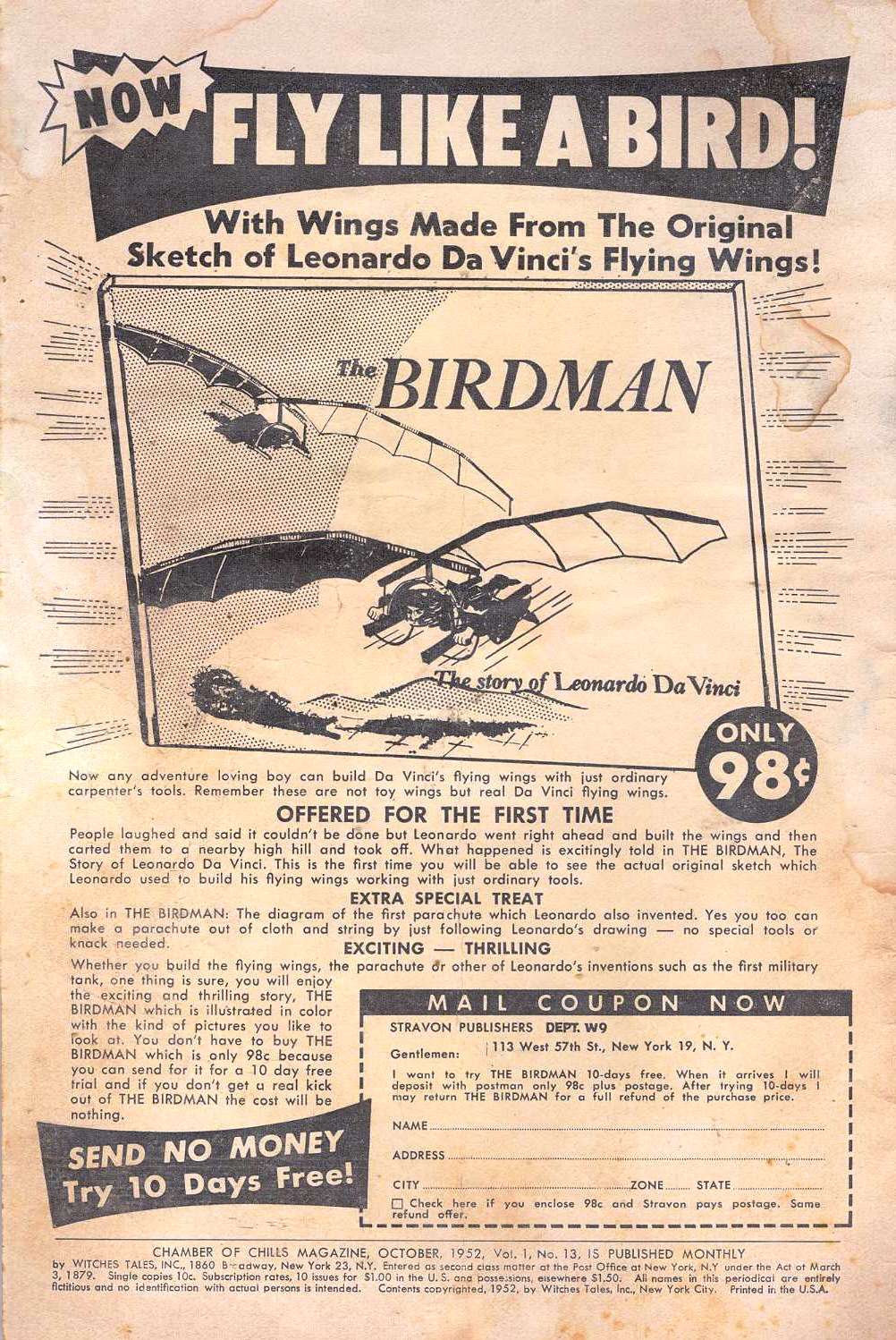 Read online Chamber of Chills (1951) comic -  Issue #13 - 2