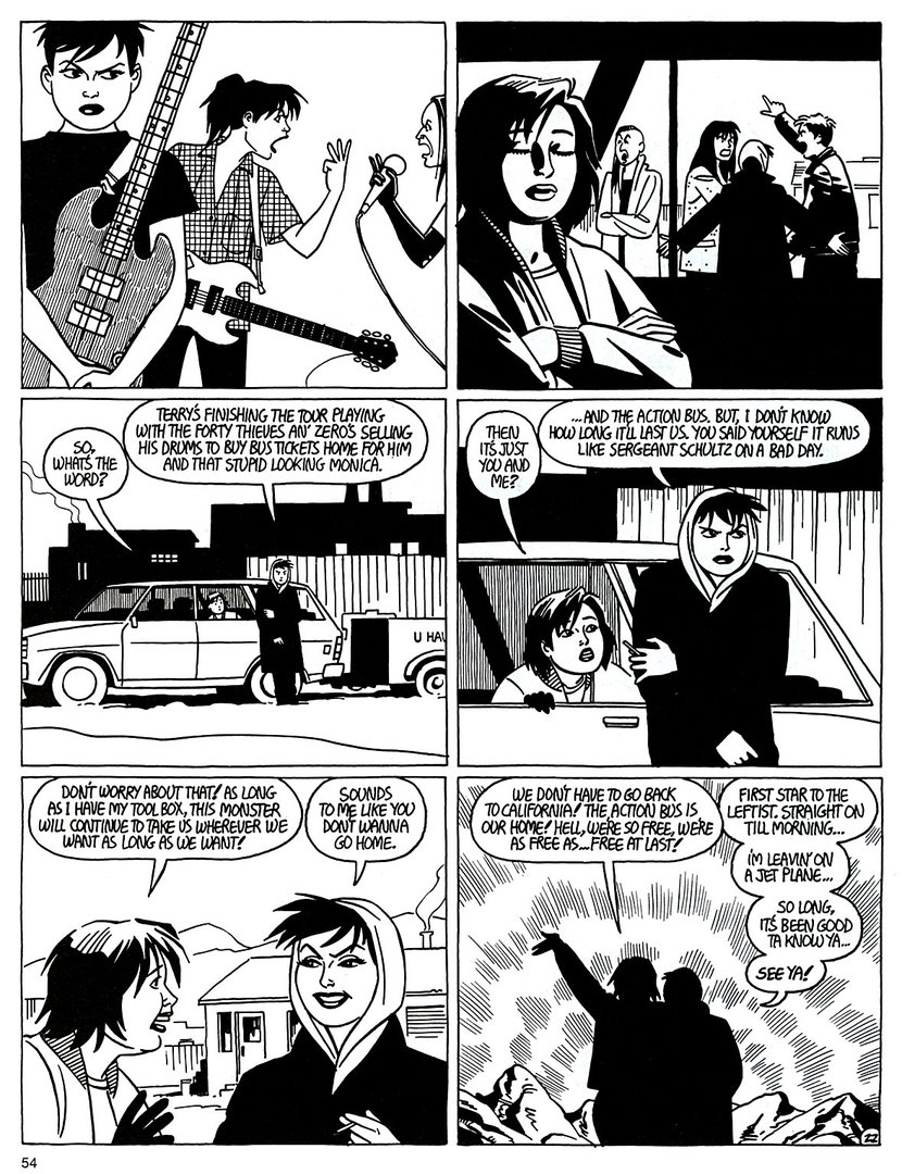 Read online Love and Rockets (1982) comic -  Issue #50 - 56