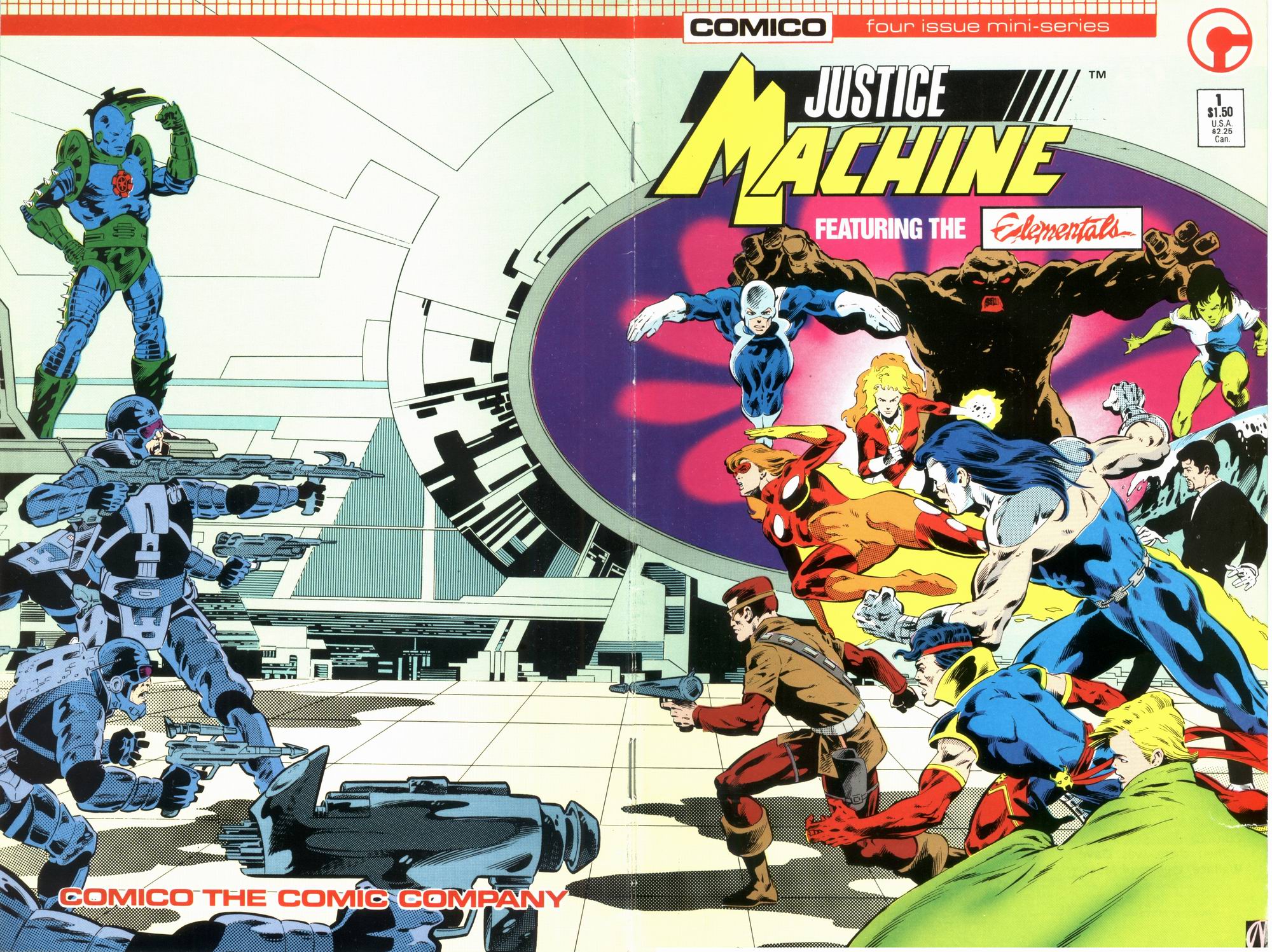 Read online Justice Machine featuring The Elementals comic -  Issue #1 - 1
