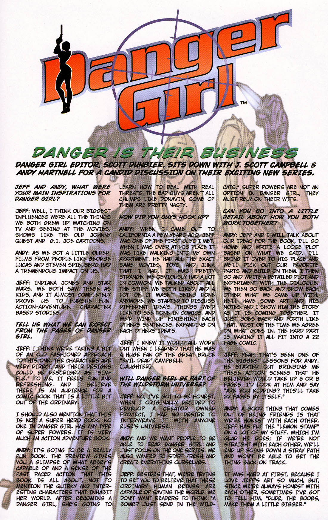 Read online Danger Girl (1998) comic -  Issue #0 - 17