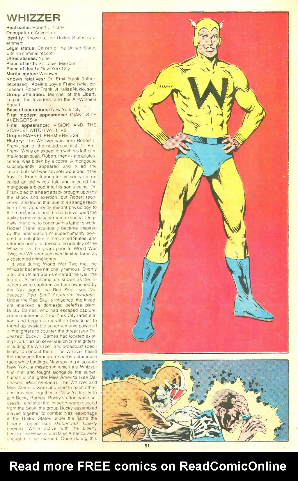 Read online The Official Handbook of the Marvel Universe Deluxe Edition comic -  Issue #20 - 53