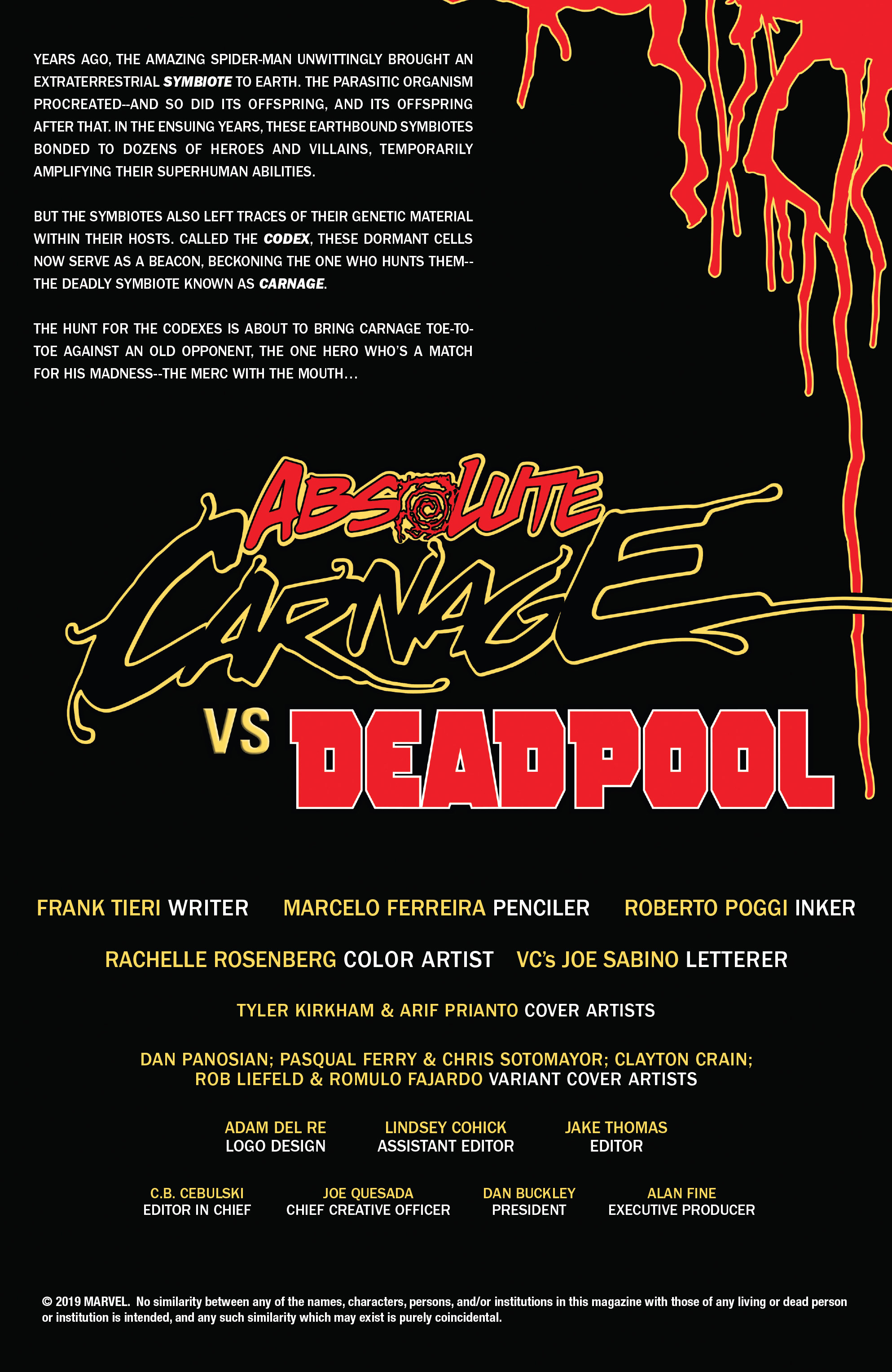 Read online Absolute Carnage vs. Deadpool comic -  Issue #1 - 2