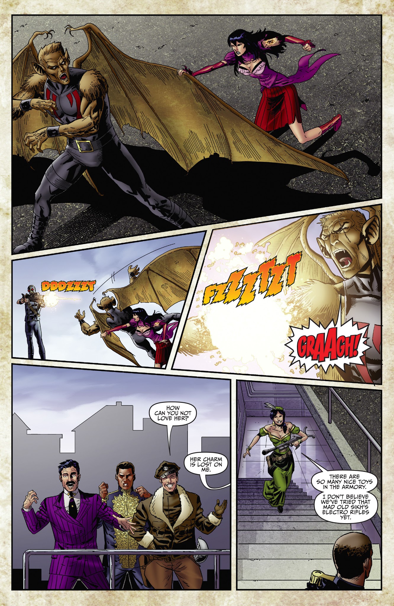 Read online Legenderry: Vampirella comic -  Issue #5 - 7