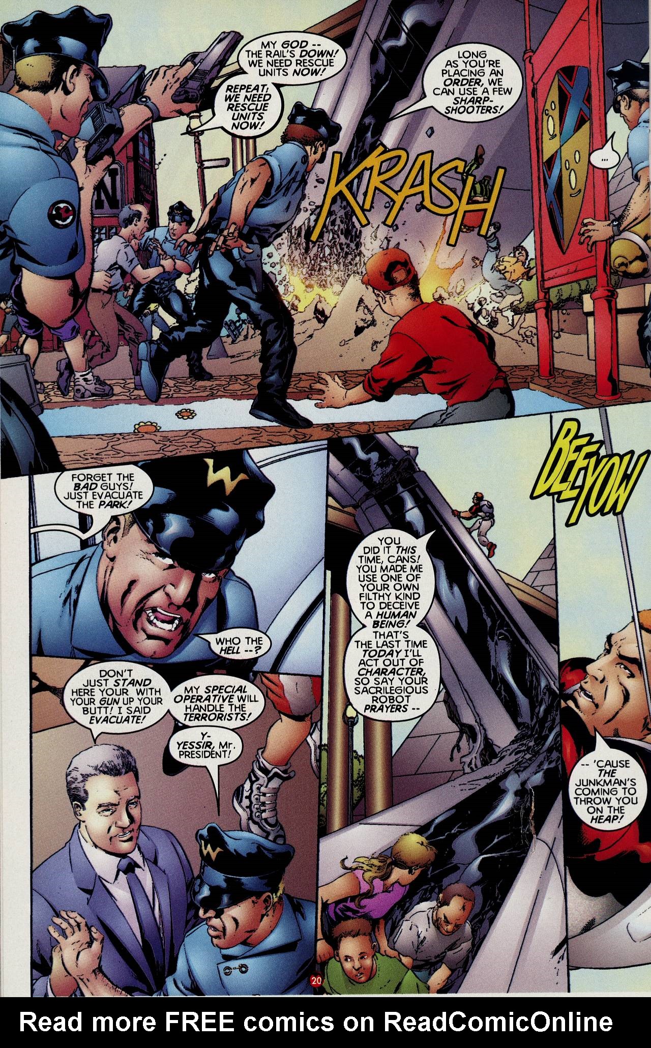 Read online Magnus Robot Fighter (1997) comic -  Issue #5 - 15