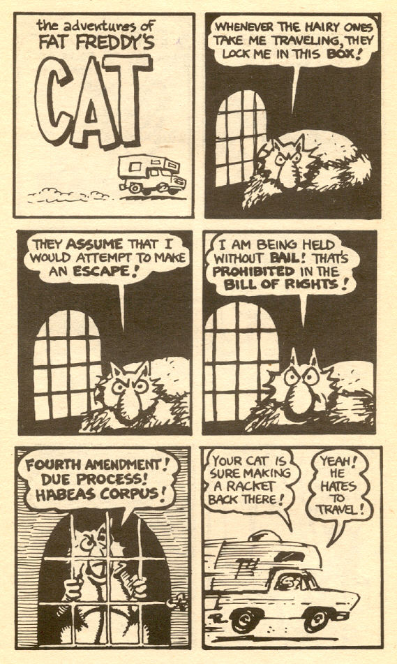 Read online Adventures of Fat Freddy's Cat comic -  Issue #3 - 29