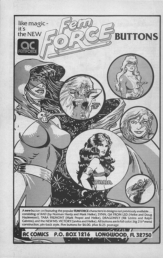 Read online Femforce comic -  Issue #31 - 40