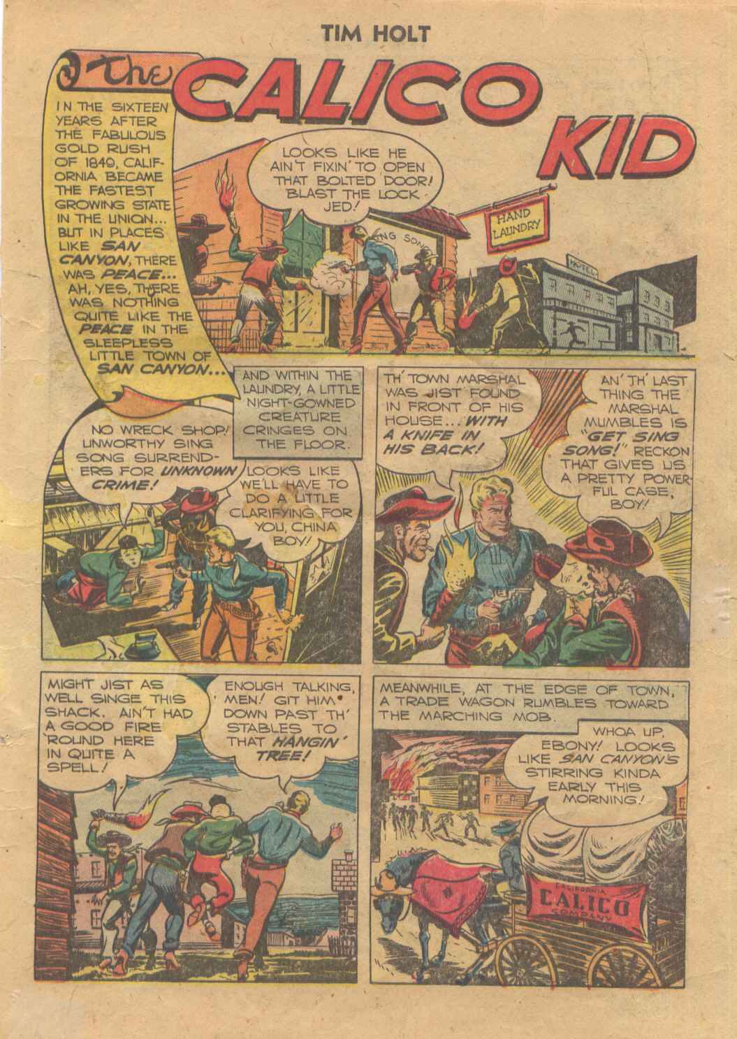 Read online Tim Holt comic -  Issue #6 - 17
