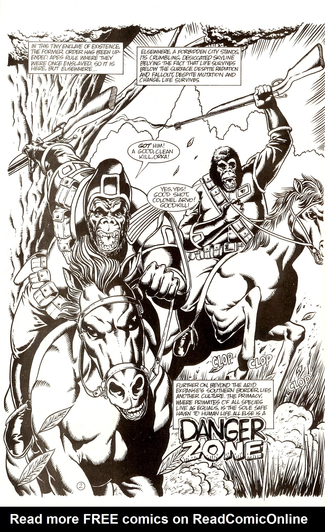 Read online Planet of the Apes: The Forbidden Zone comic -  Issue #2 - 4