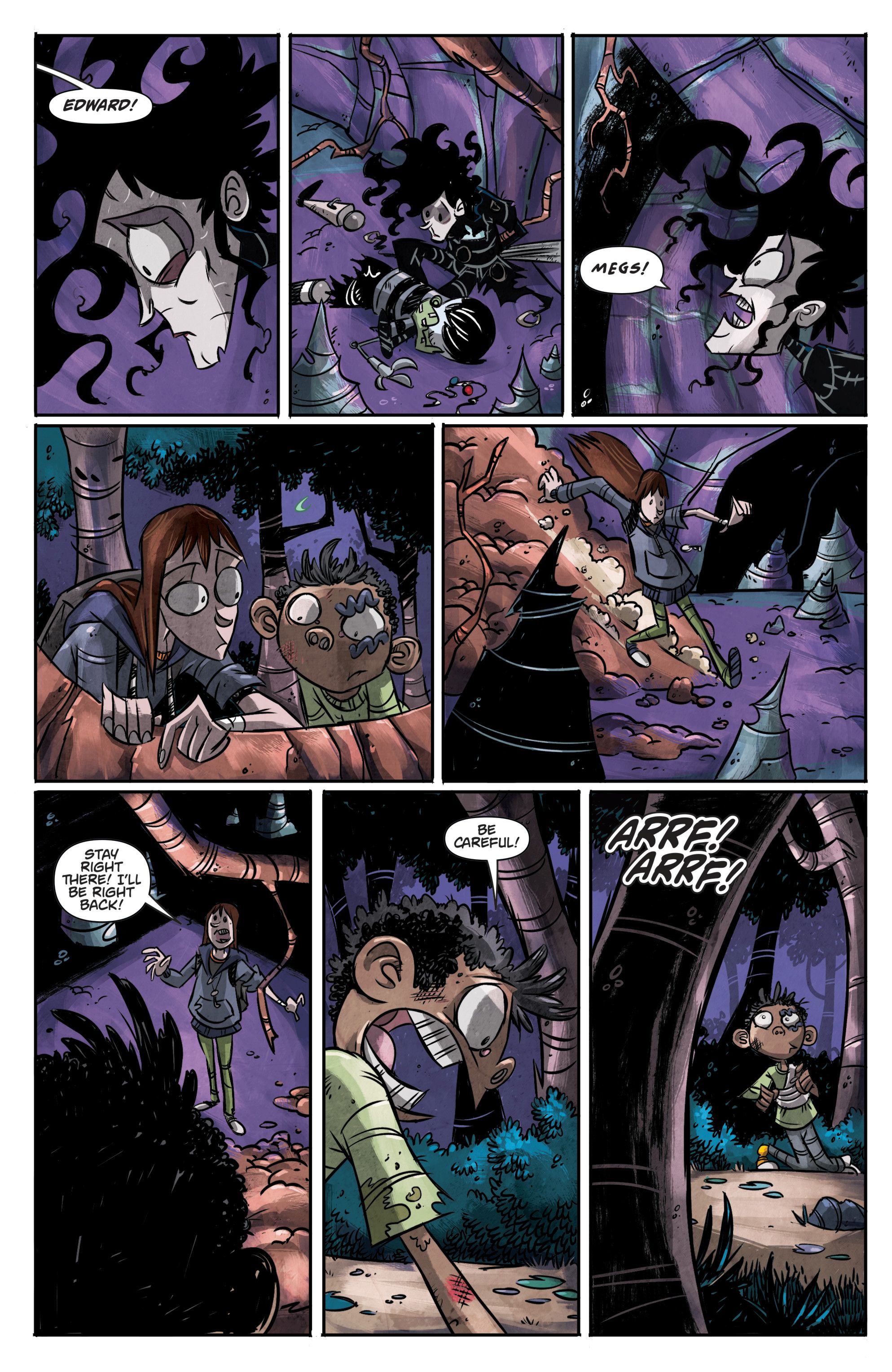 Read online Edward Scissorhands comic -  Issue #5 - 17