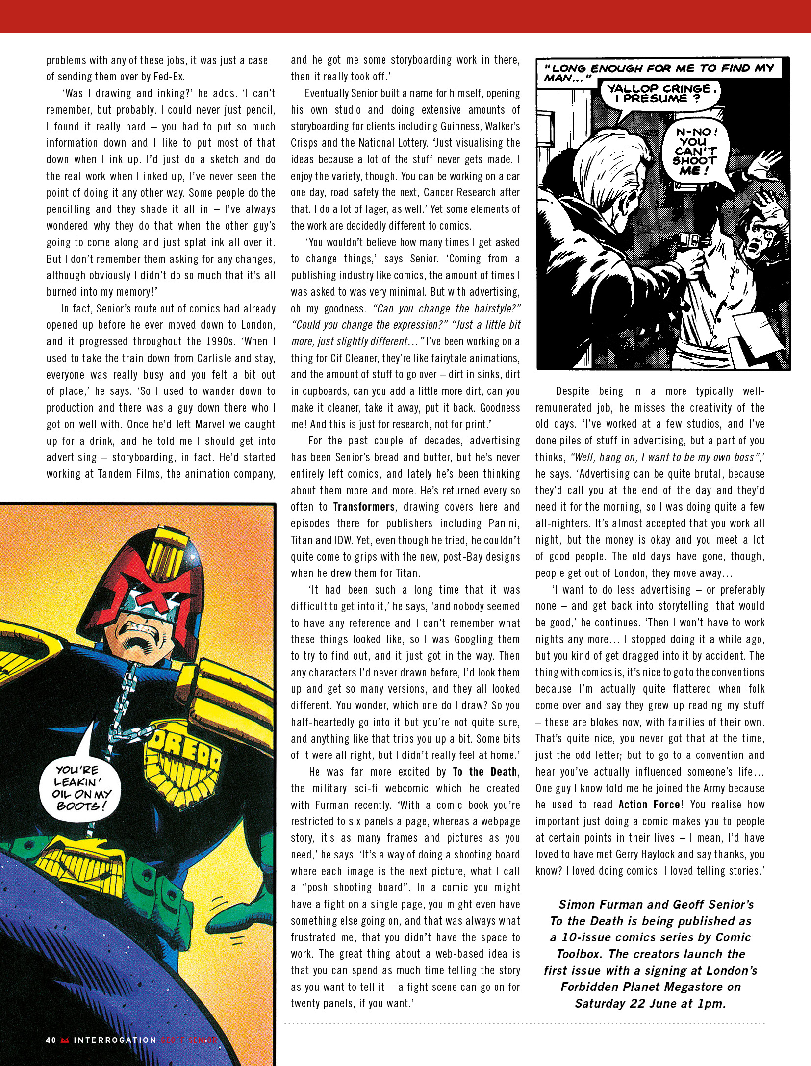Read online Judge Dredd Megazine (Vol. 5) comic -  Issue #408 - 40