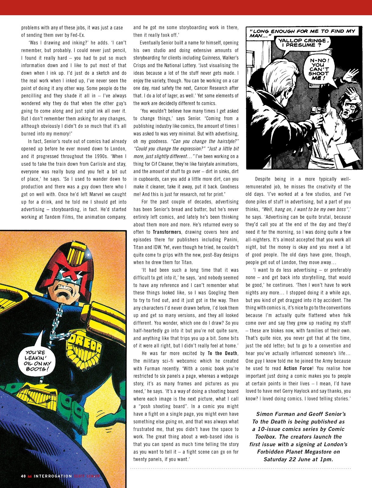 Judge Dredd Megazine (Vol. 5) issue 408 - Page 40