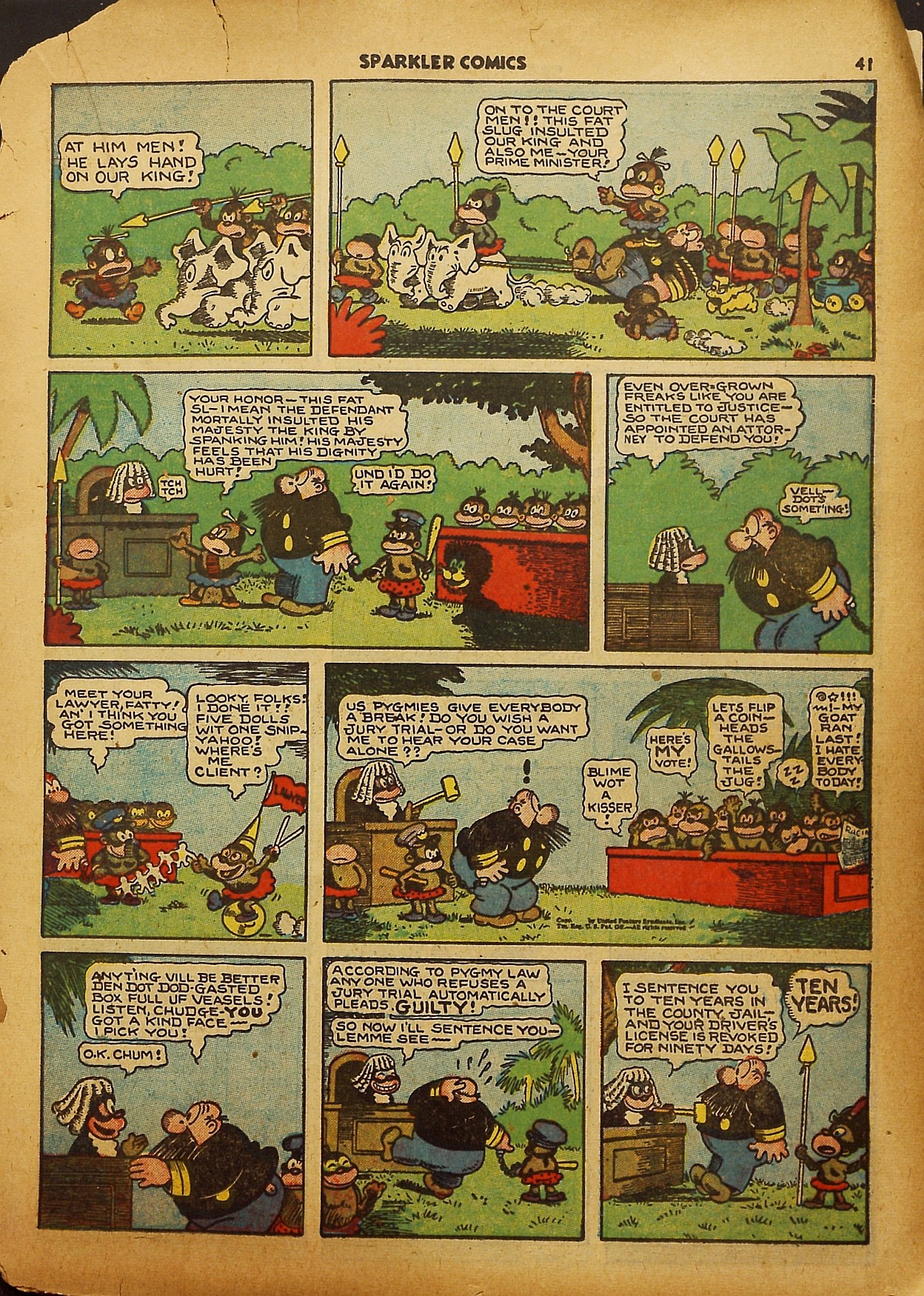 Read online Sparkler Comics comic -  Issue #1 - 44