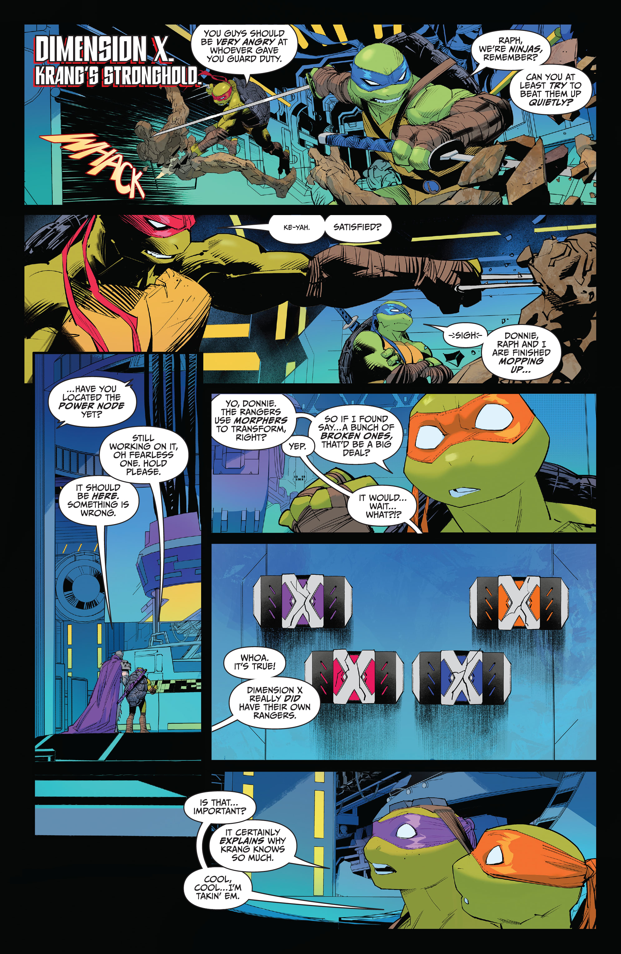 Read online Mighty Morphin Power Rangers/ Teenage Mutant Ninja Turtles II comic -  Issue #4 - 14