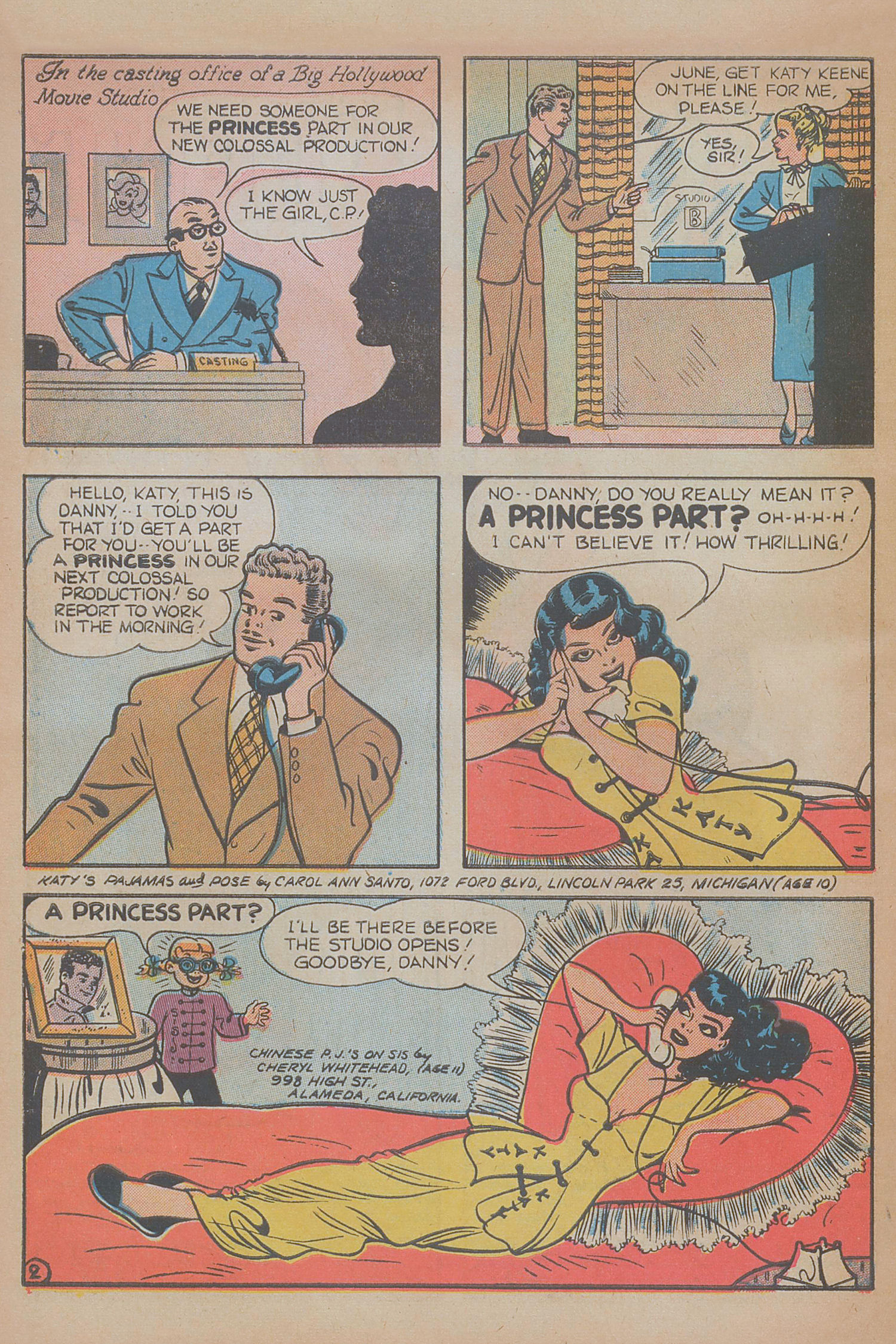 Read online Katy Keene (1949) comic -  Issue #3 - 4
