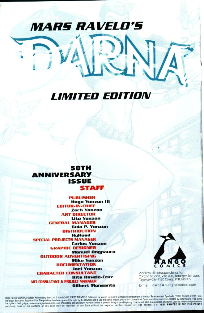 Read online Mars Ravelo's Darna Golden Anniversary Book comic -  Issue #1 - 2
