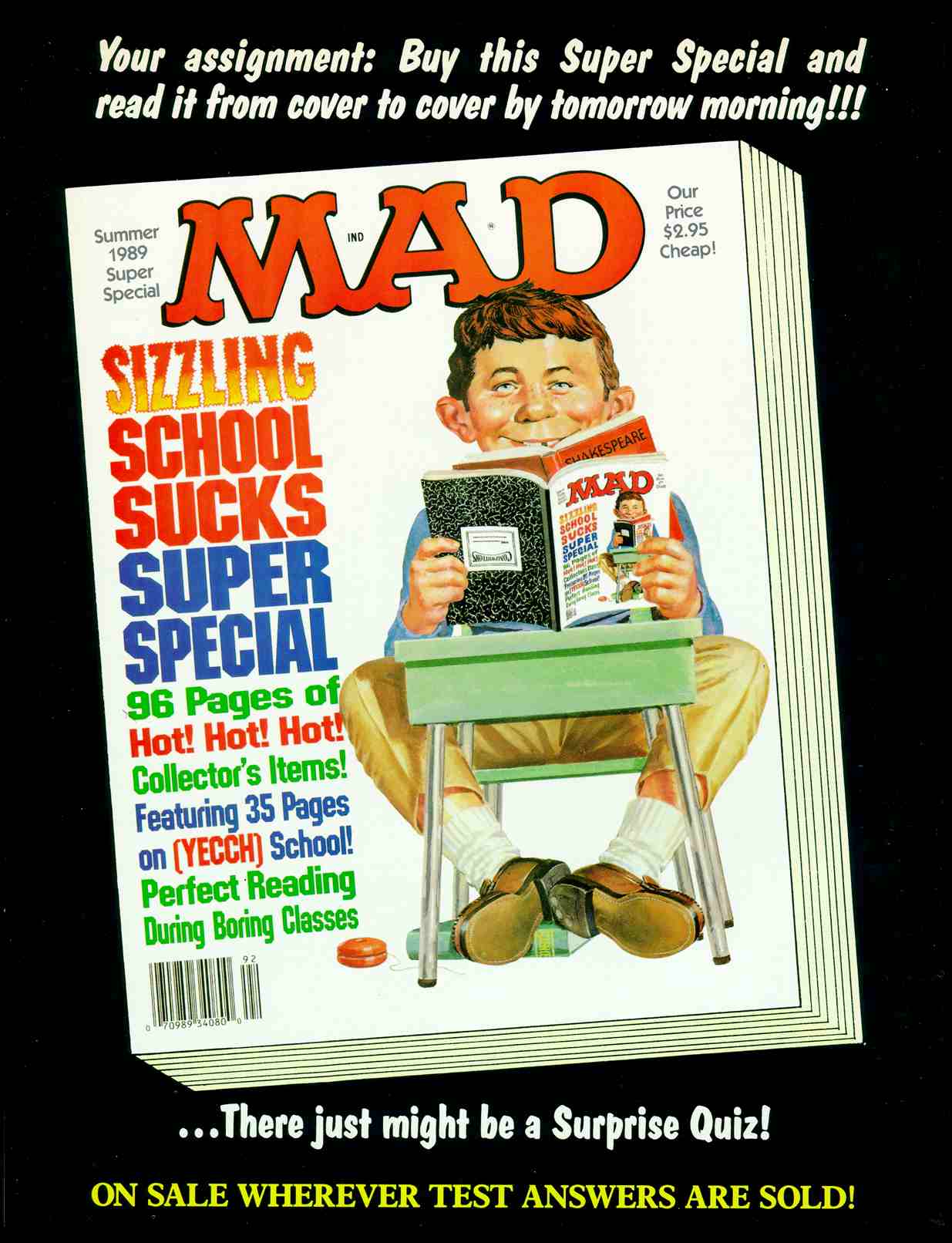 Read online MAD comic -  Issue #285 - 2