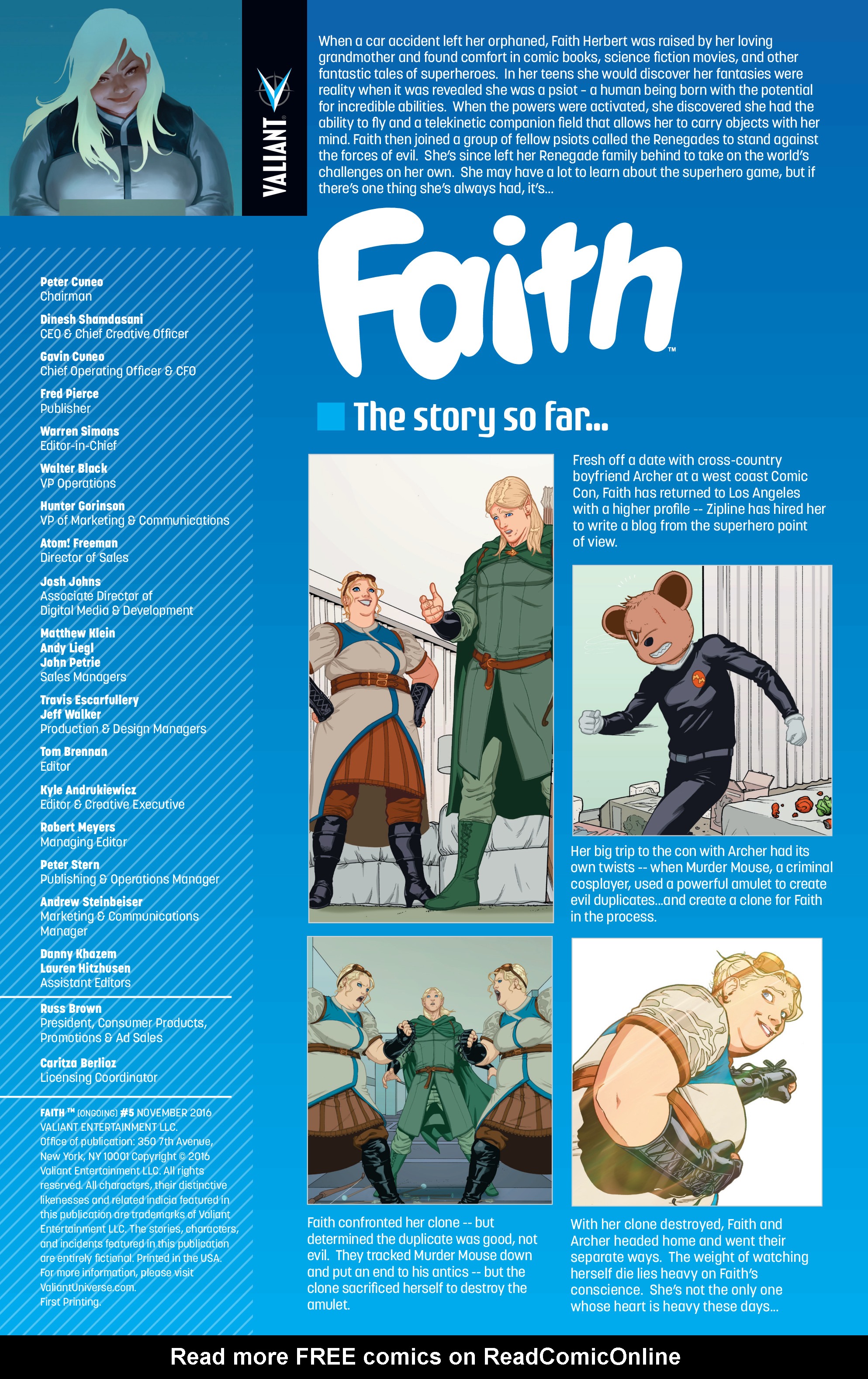 Read online Faith (II) comic -  Issue #5 - 2