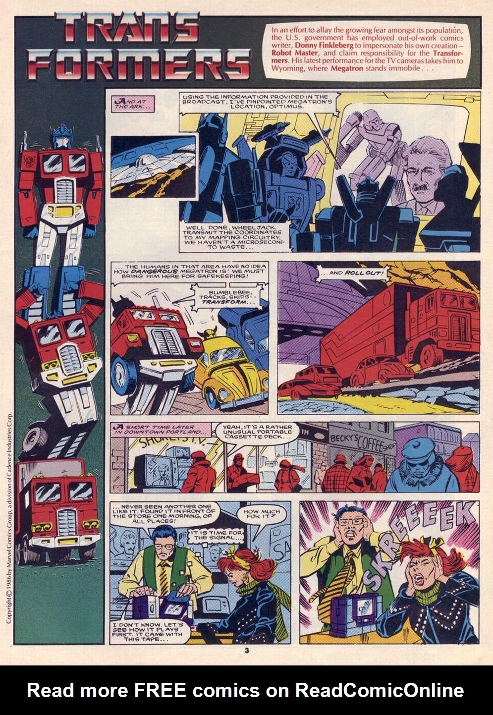 Read online The Transformers (UK) comic -  Issue #56 - 2