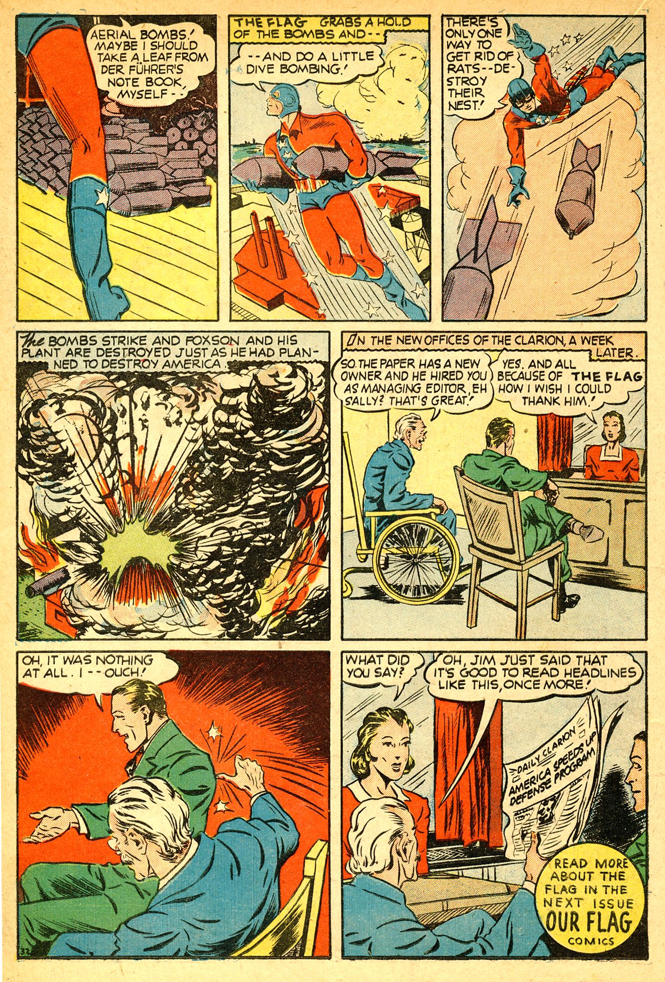 Read online Our Flag Comics comic -  Issue #2 - 33