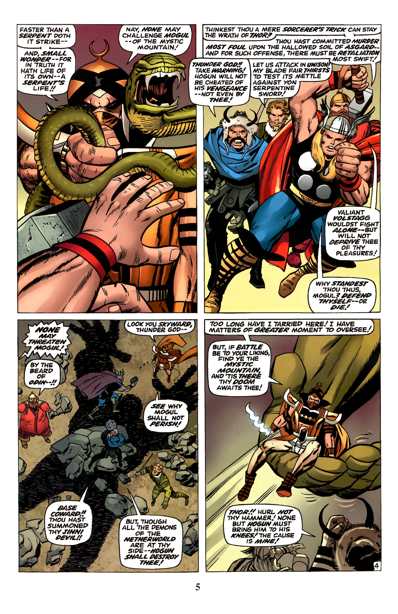 Read online Thor: Tales of Asgard by Stan Lee & Jack Kirby comic -  Issue #6 - 7
