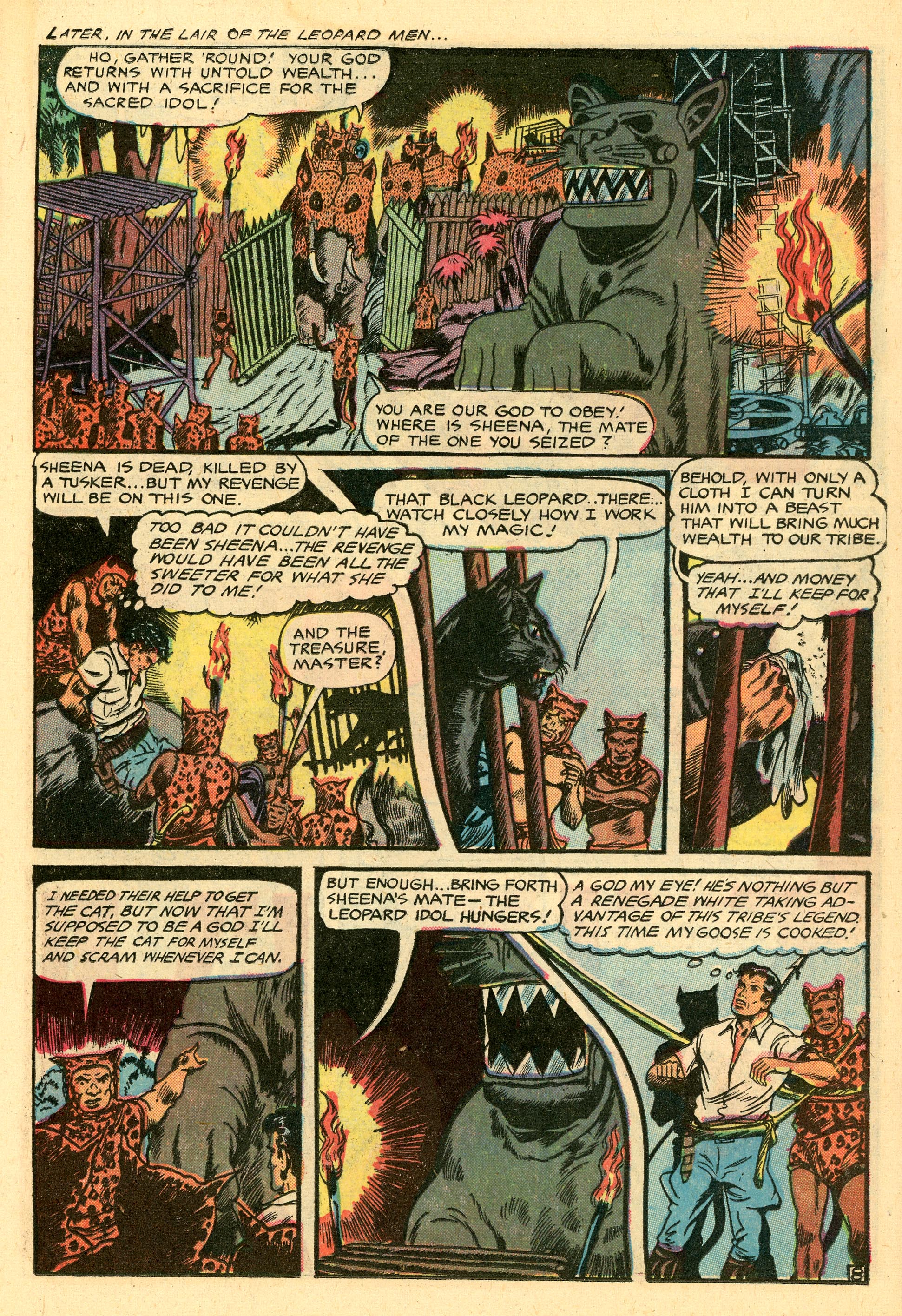 Read online Sheena, Queen of the Jungle (1942) comic -  Issue #15 - 11