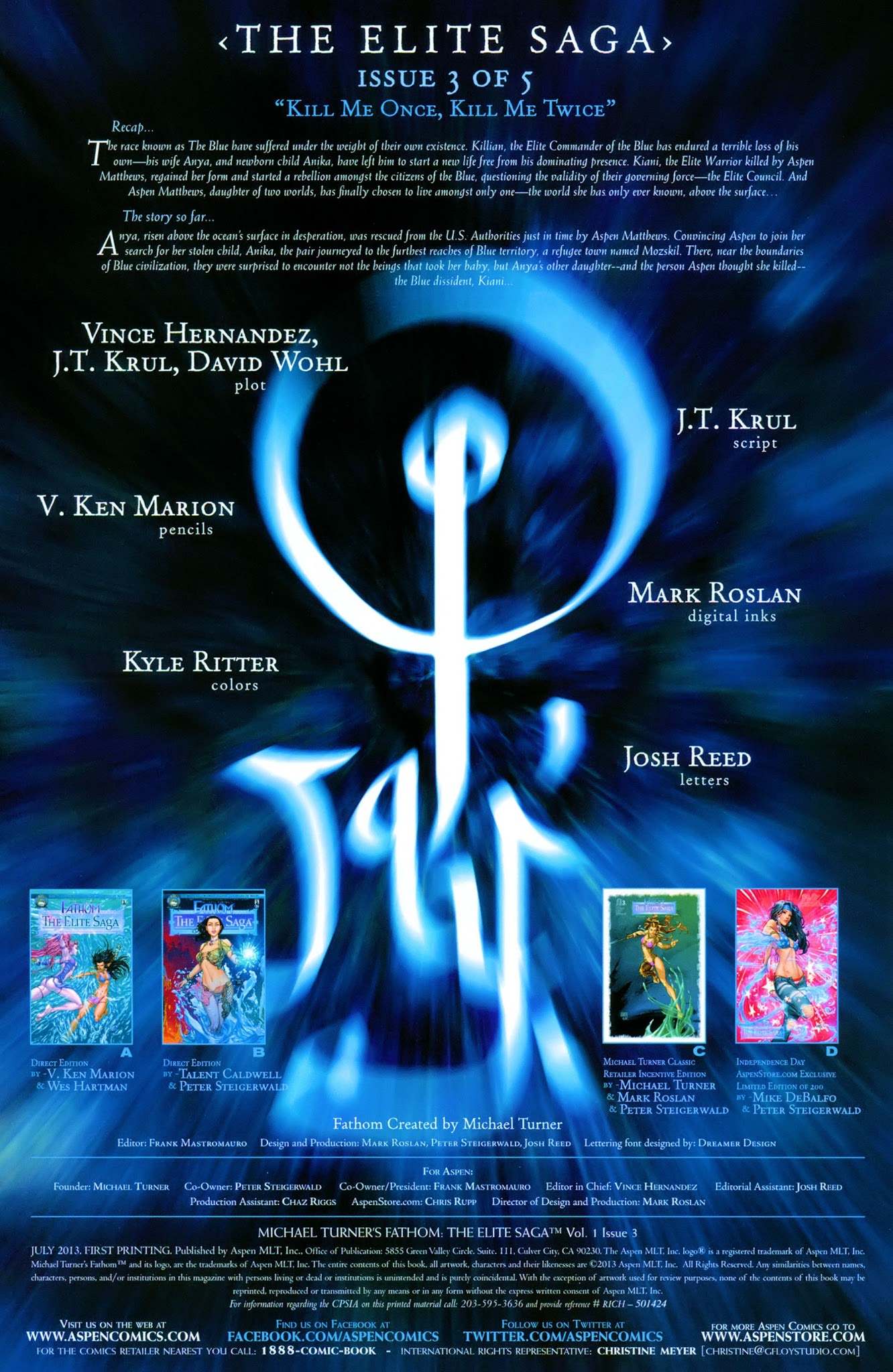 Read online Michael Turner's Fathom: The Elite Saga comic -  Issue #3 - 3