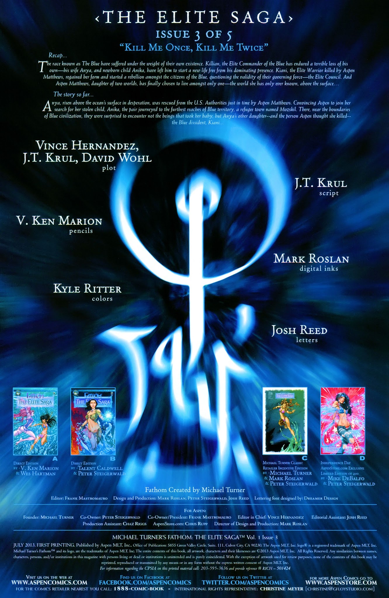 Read online Michael Turner's Fathom: The Elite Saga comic -  Issue #3 - 3