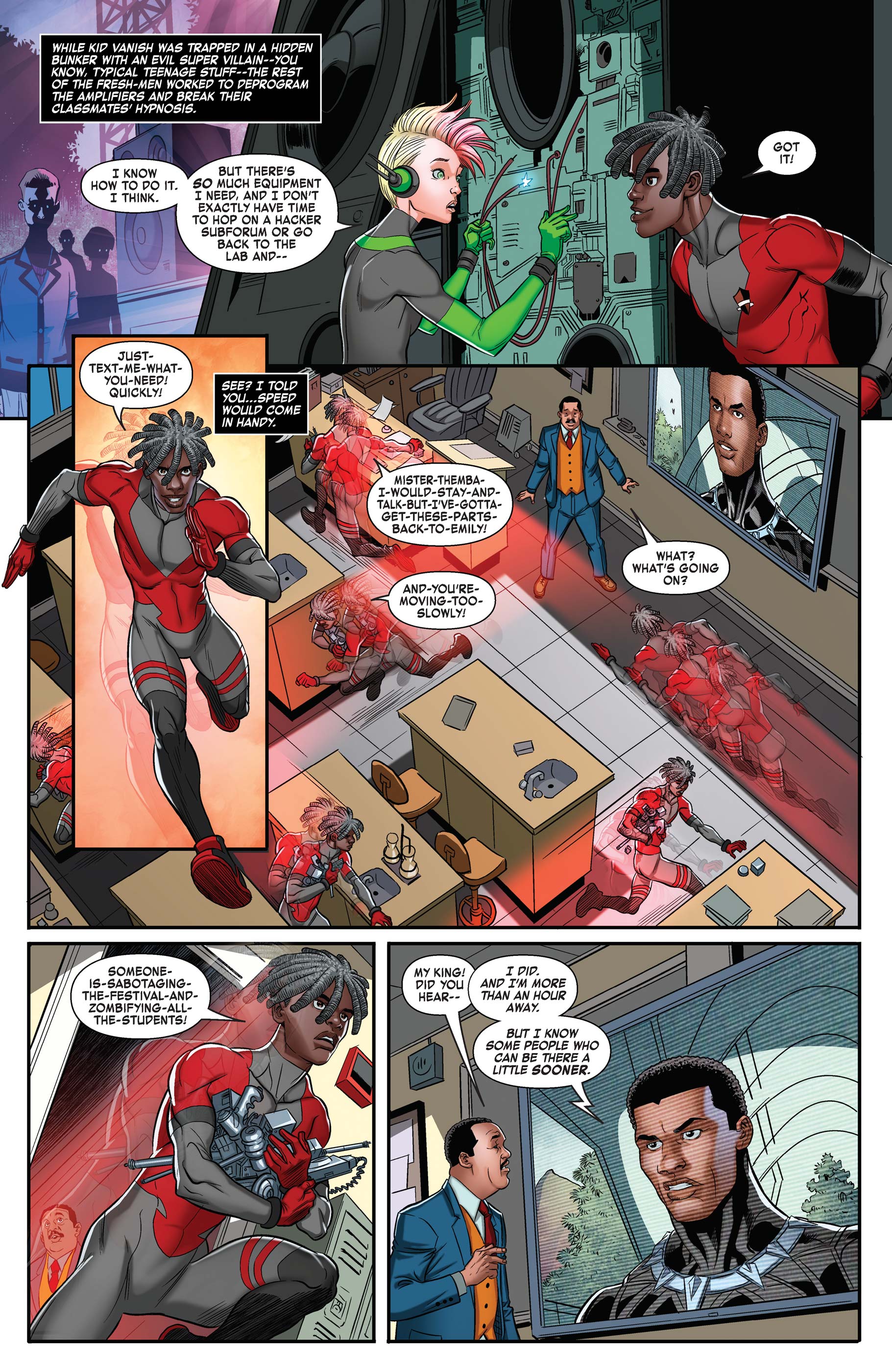 Read online AXE The Freshmen Issue Featuring The Avengers comic