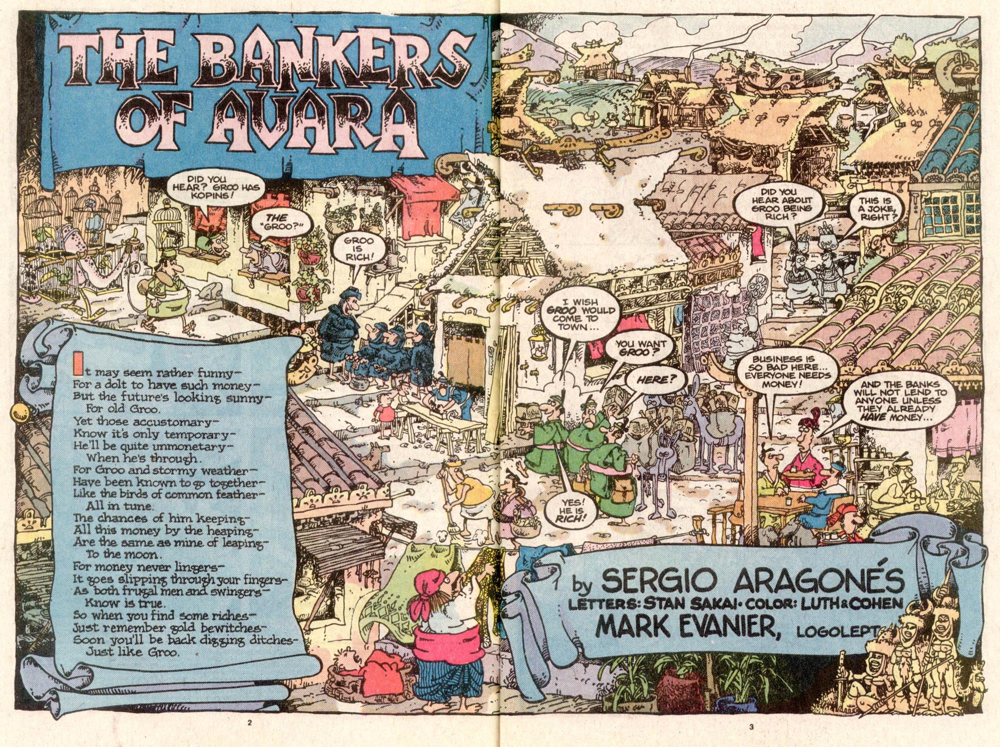 Read online Sergio Aragonés Groo the Wanderer comic -  Issue #32 - 3