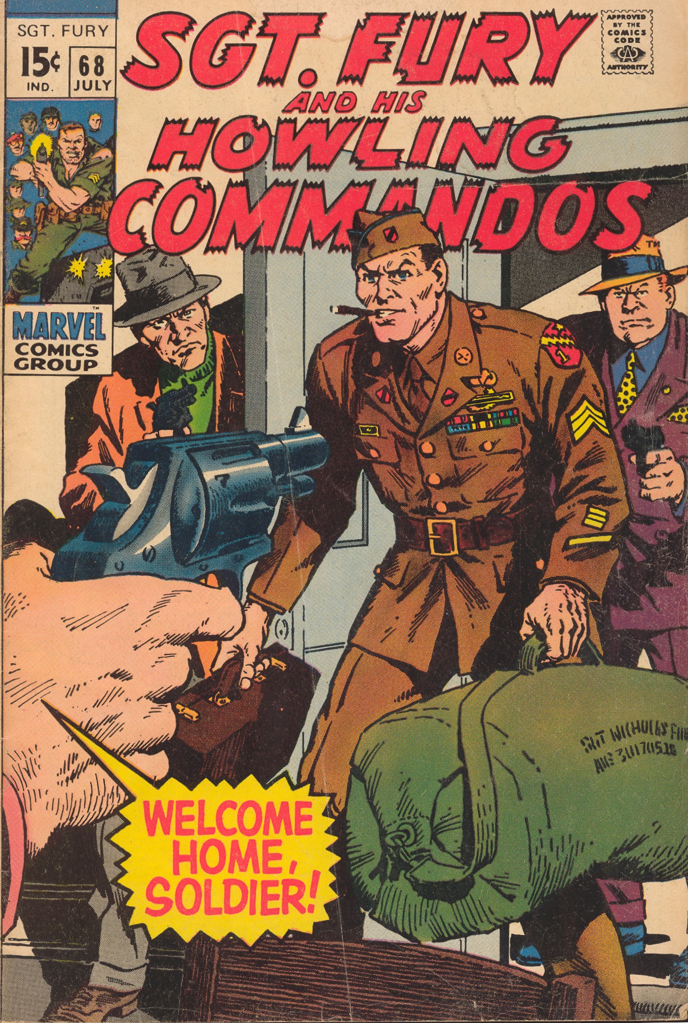 Read online Sgt. Fury comic -  Issue #68 - 1