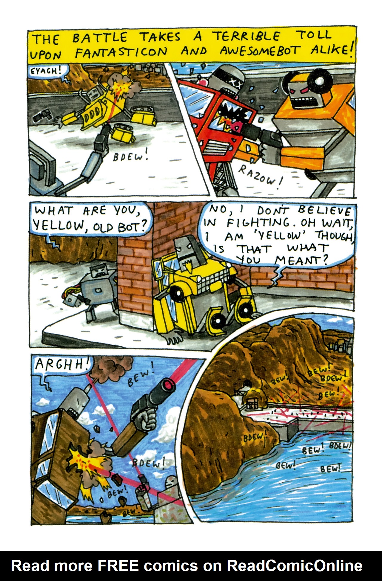 Read online Incredible Change-Bots comic -  Issue # TPB 1 - 122