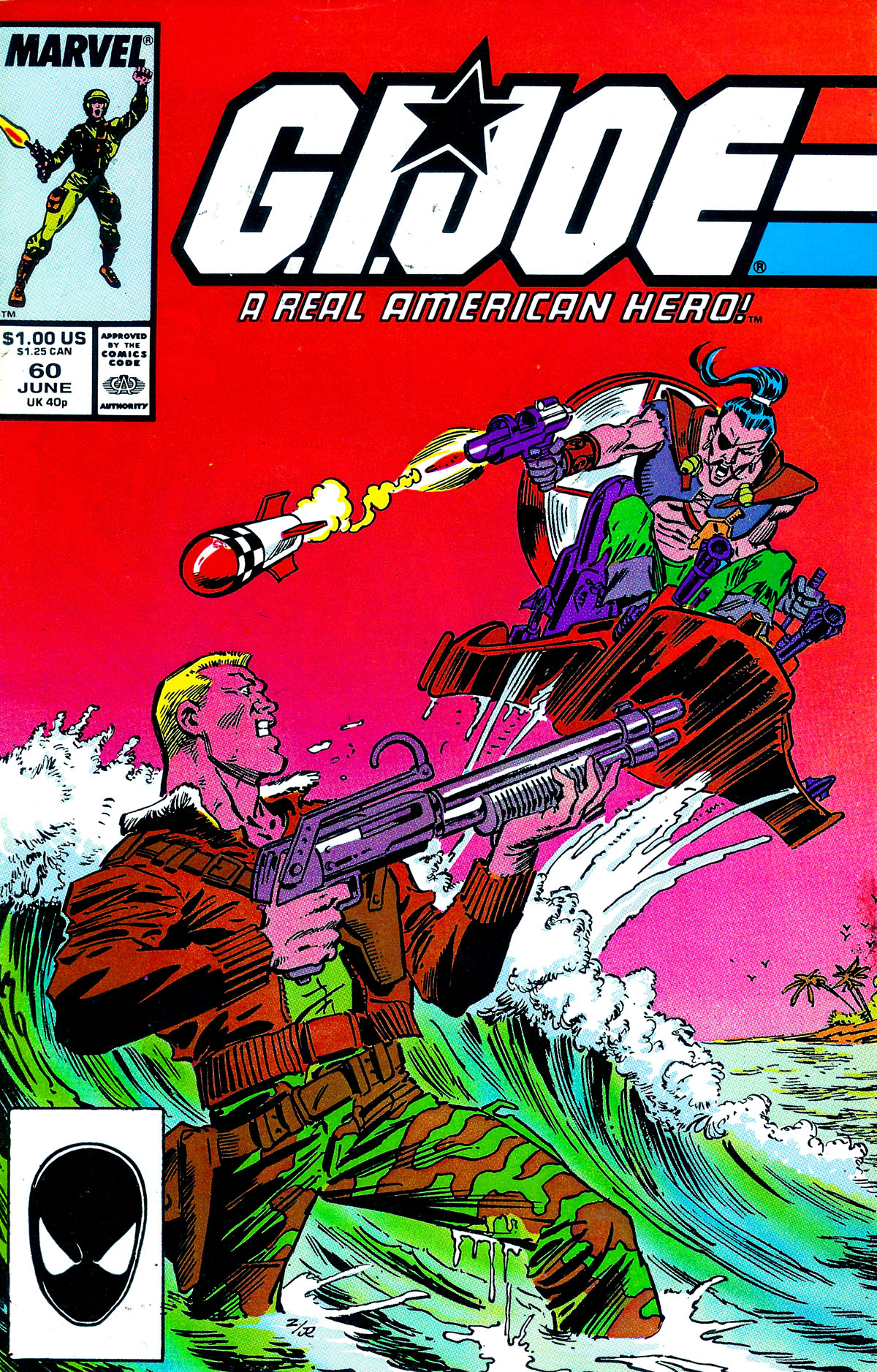 Read online G.I. Joe: A Real American Hero comic -  Issue #60 - 1