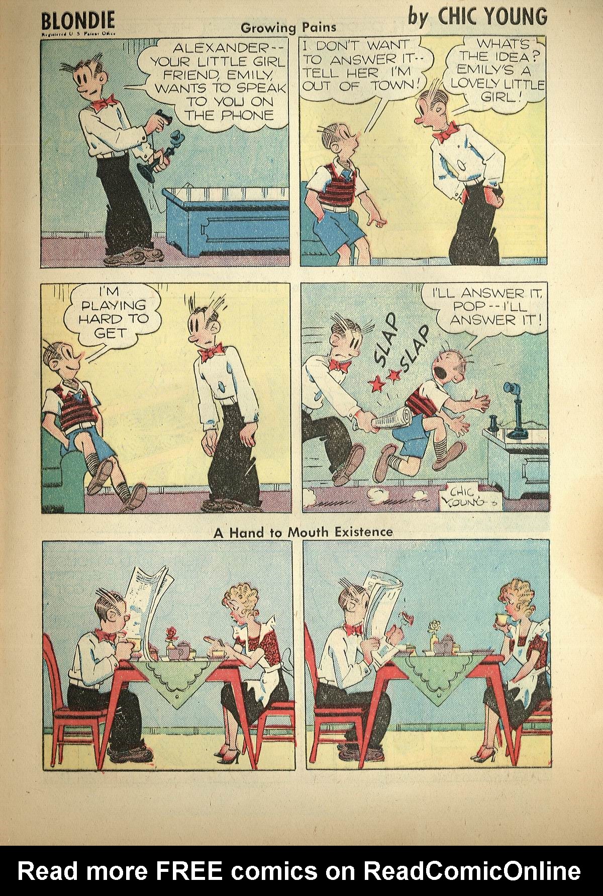 Read online Blondie Comics (1947) comic -  Issue #14 - 33