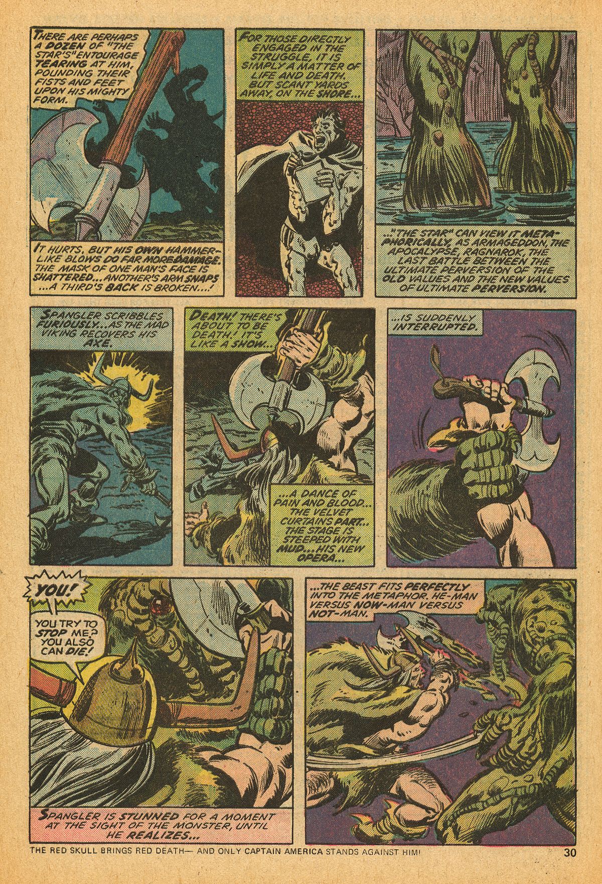 Read online Man-Thing (1974) comic -  Issue #16 - 32