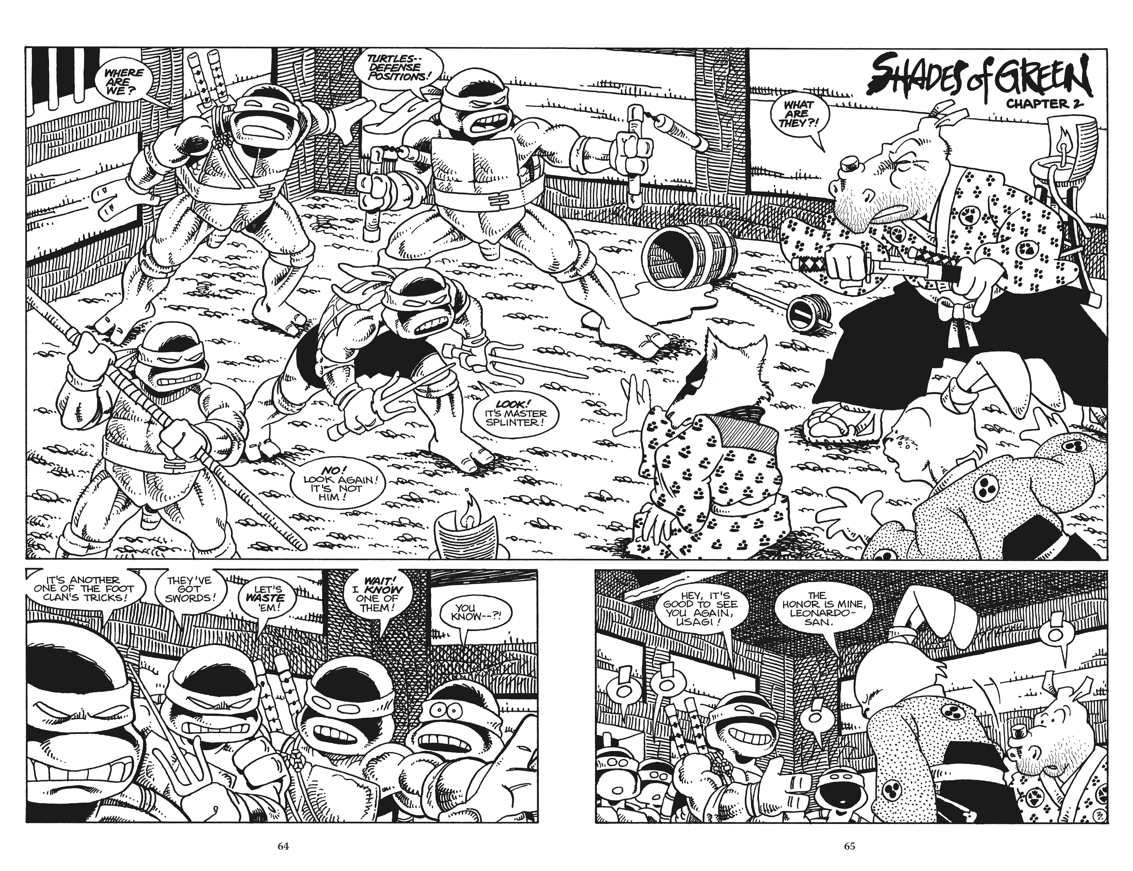 Read online Usagi Yojimbo/Teenage Mutant Ninja Turtles: The Complete Collection comic -  Issue # TPB (Part 1) - 59