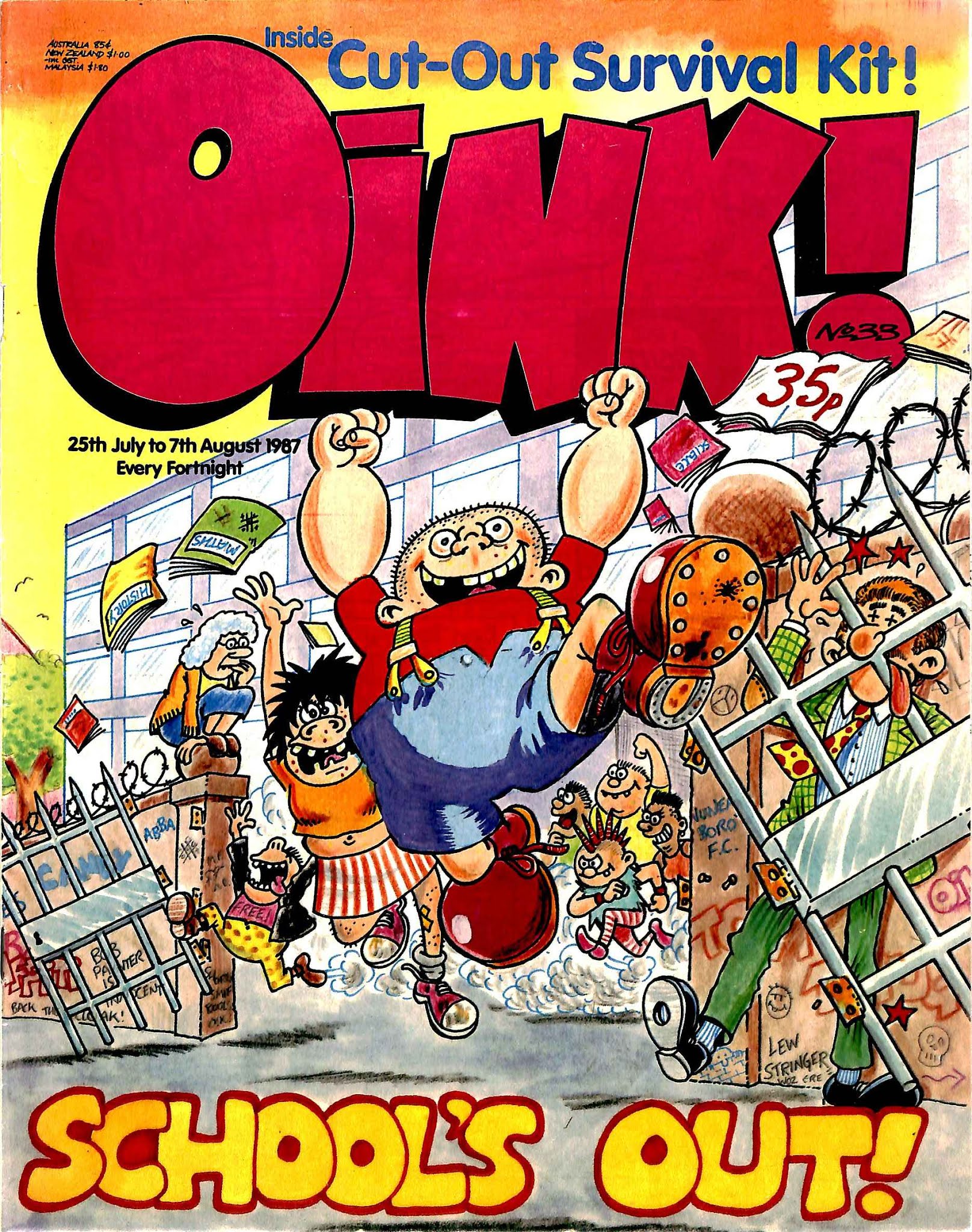 Read online Oink! comic -  Issue #33 - 1