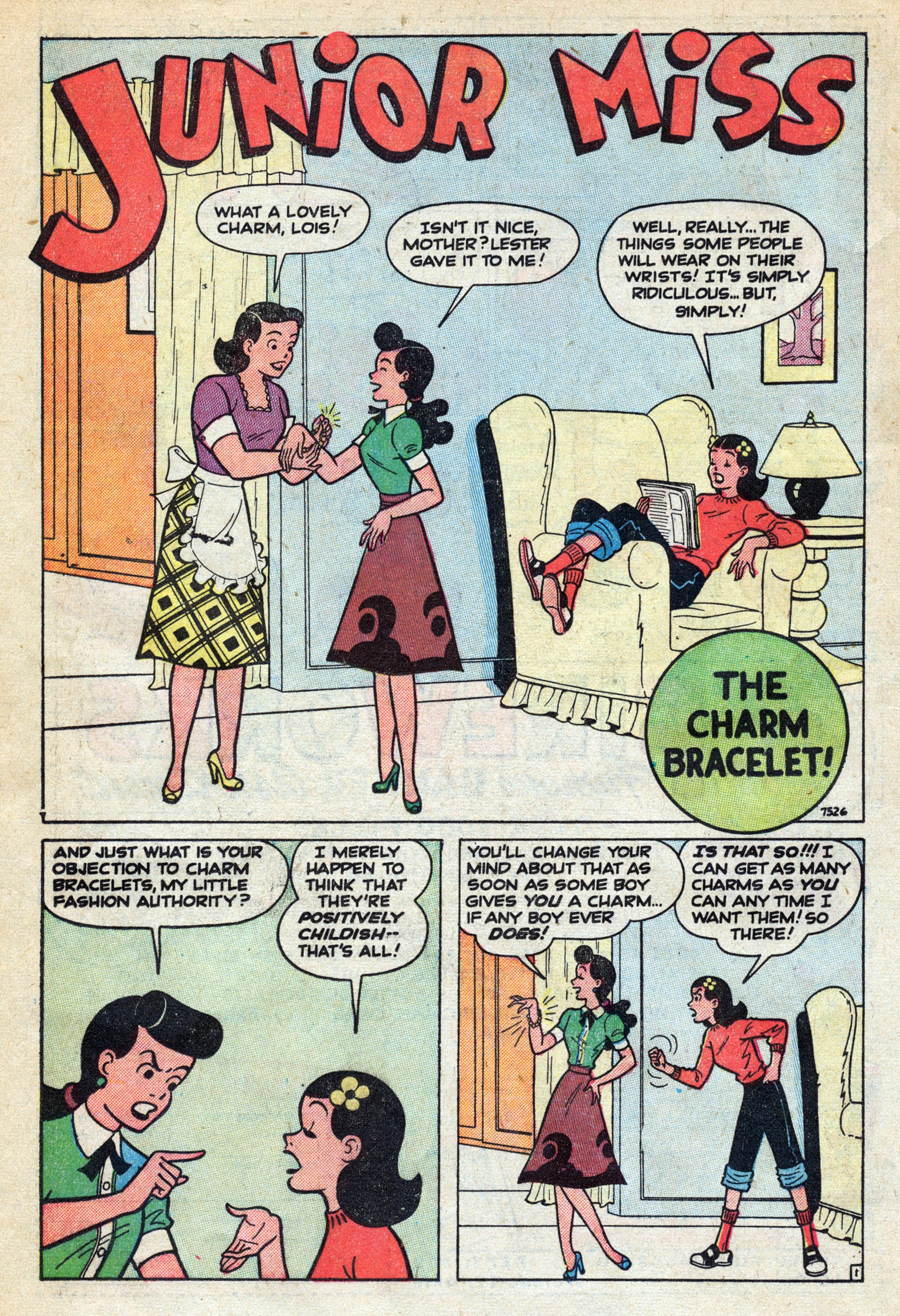 Read online Junior Miss (1947) comic -  Issue #39 - 18