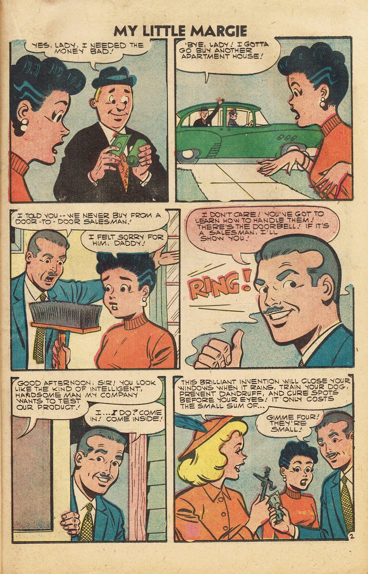Read online My Little Margie (1954) comic -  Issue #20 - 28
