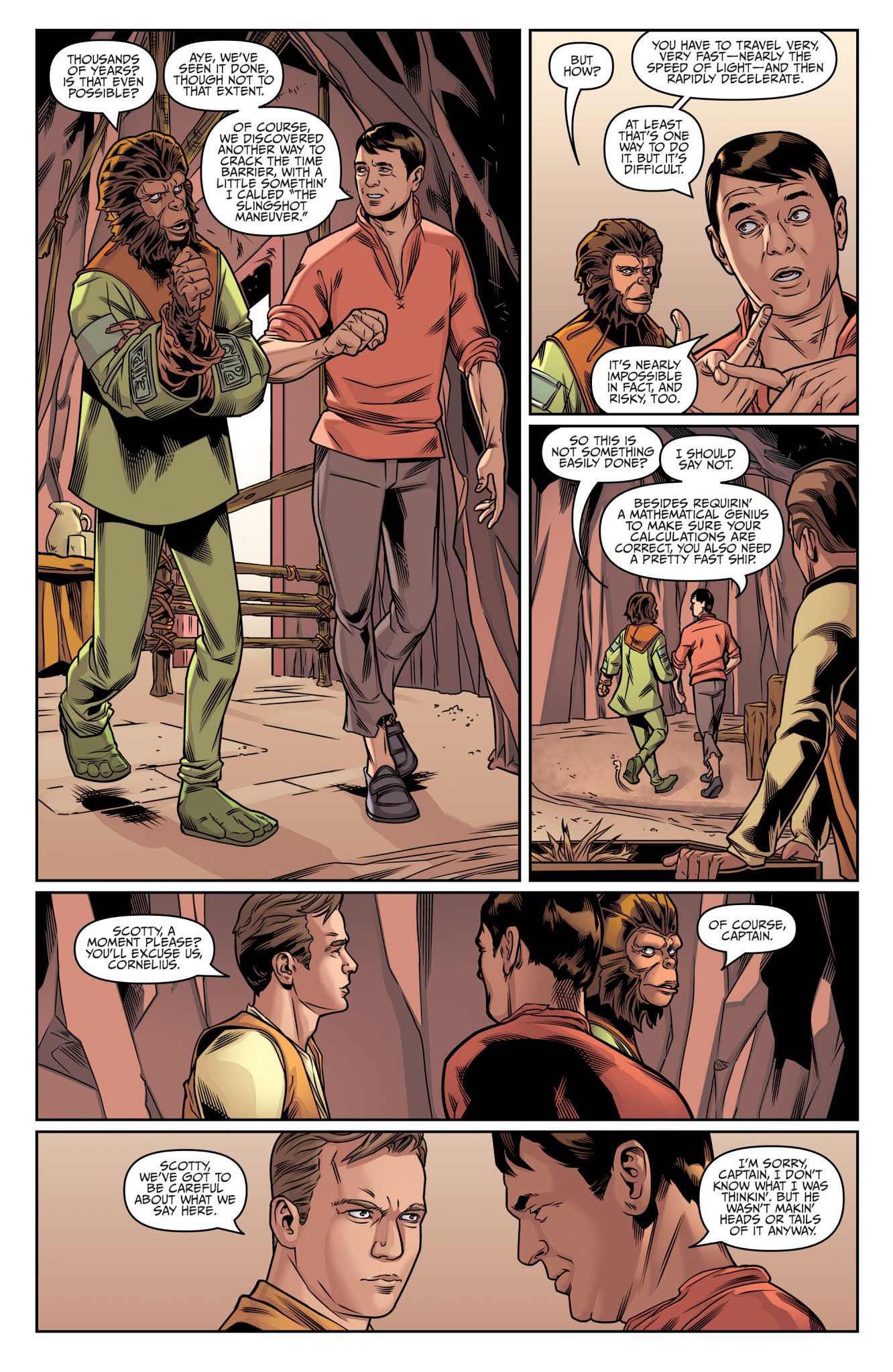 Read online Star Trek/Planet of the Apes: The Primate Directive comic -  Issue #4 - 6