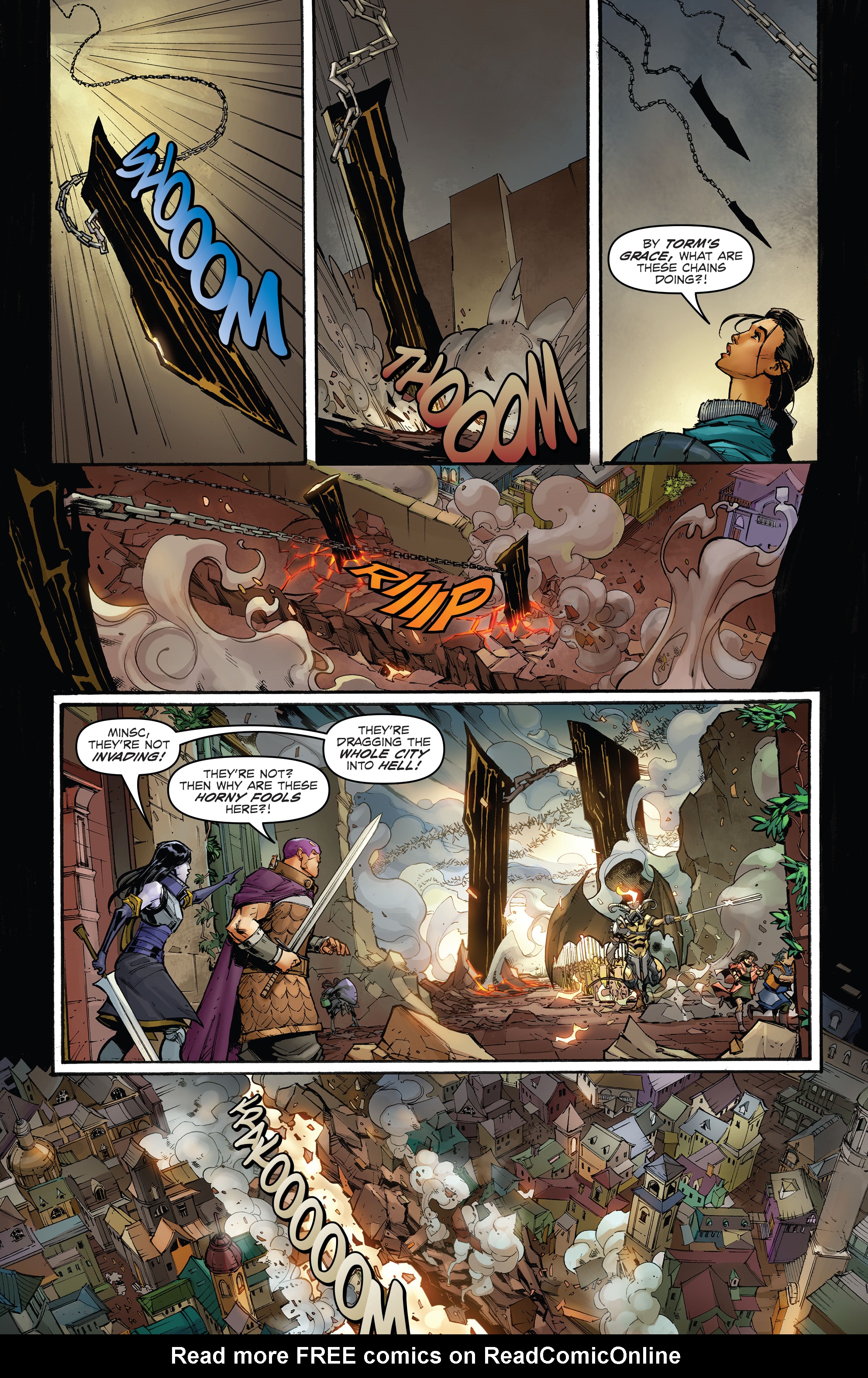 Read online Dungeons & Dragons: Infernal Tides comic -  Issue #3 - 5