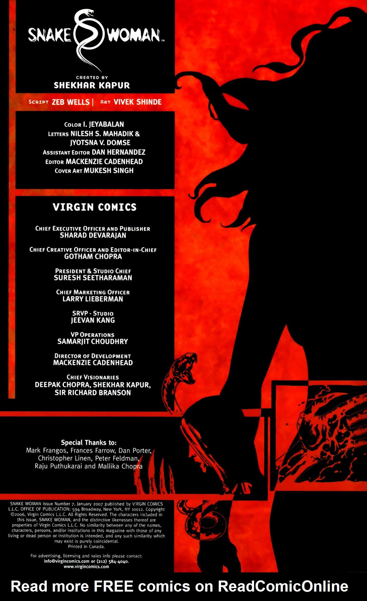 Read online Snake Woman comic -  Issue #7 - 4