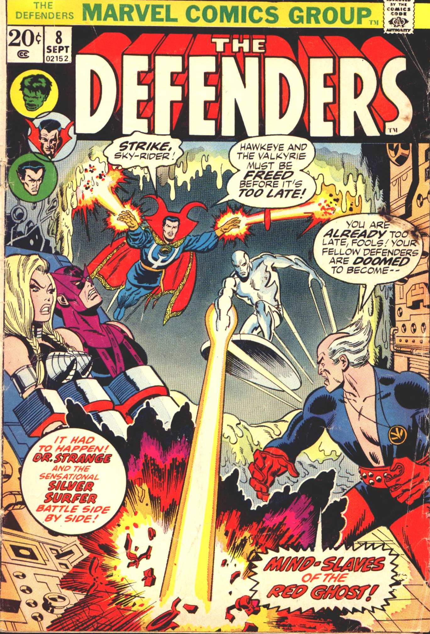 Read online The Defenders (1972) comic -  Issue #8 - 1