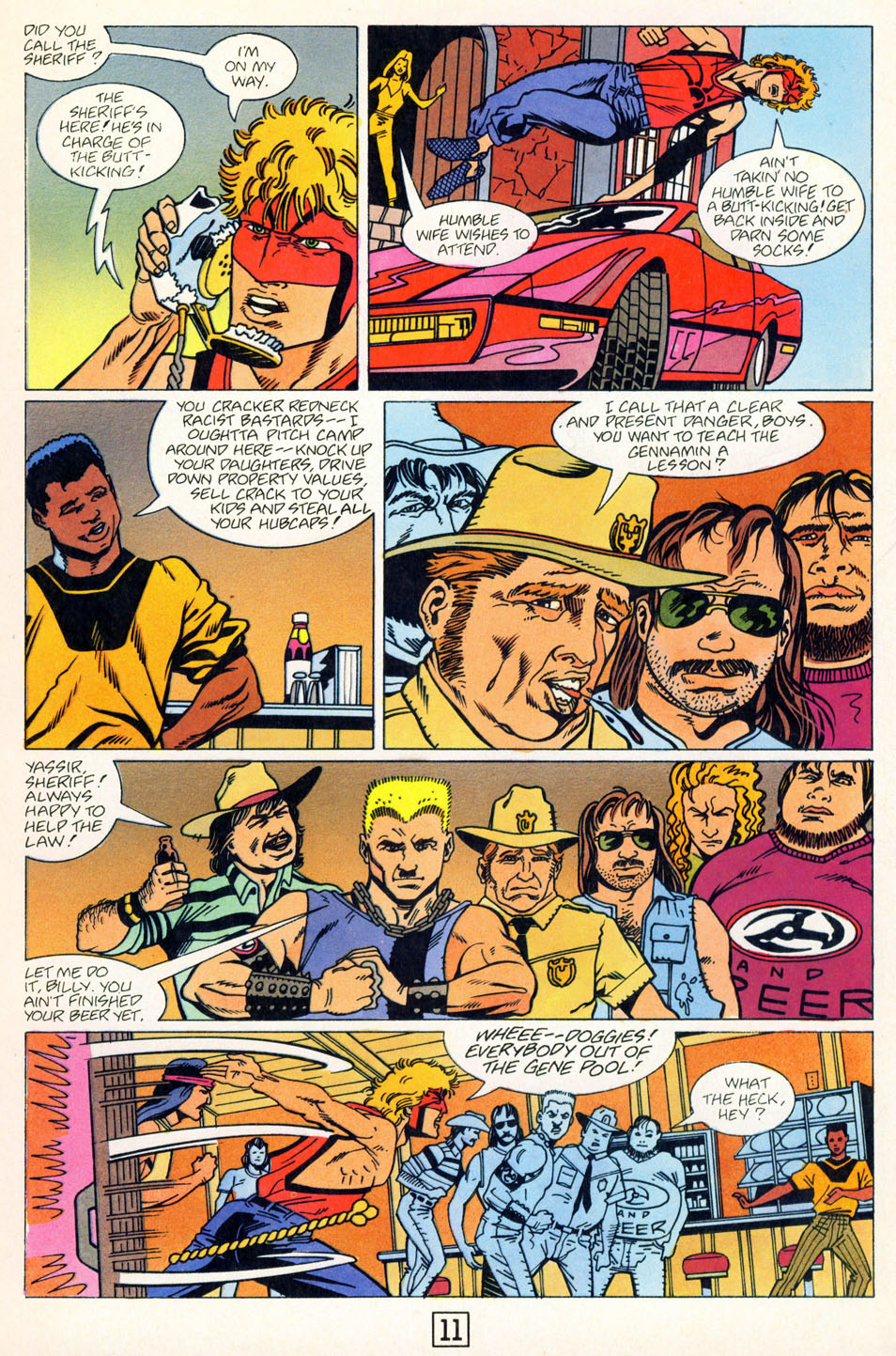 Read online Badger Goes Berserk! comic -  Issue #2 - 13