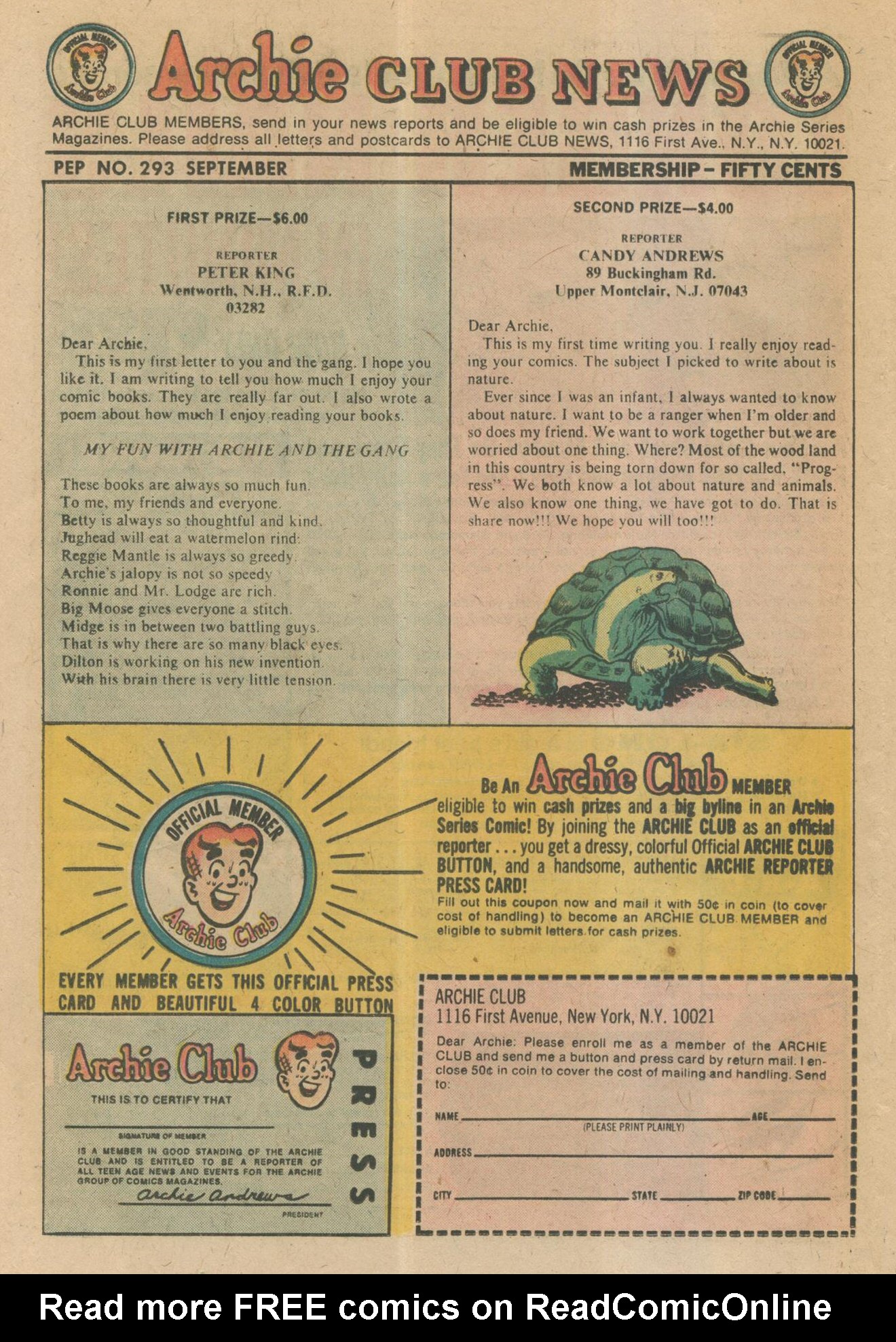 Read online Pep Comics comic -  Issue #293 - 27